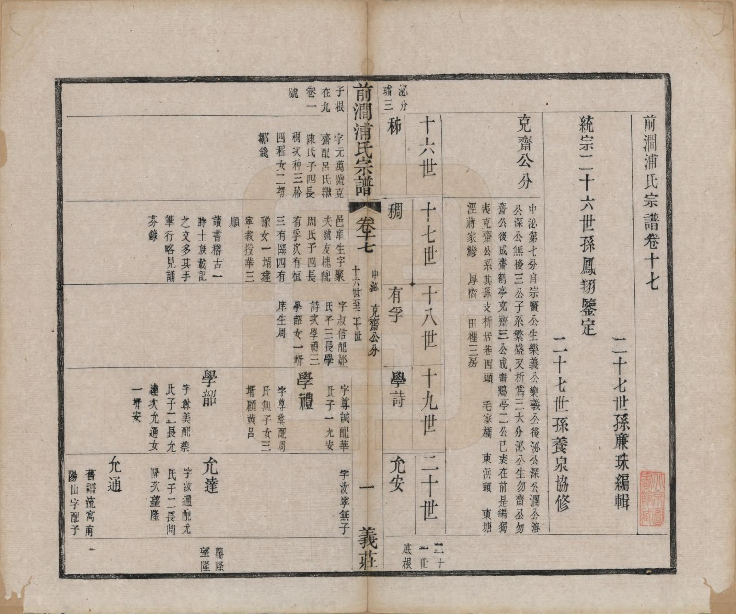 GTJP1152.浦.江苏无锡.前涧浦氏宗谱二十四卷首一卷诵芬录五卷.清同治十年（1871）_017.pdf_第1页
