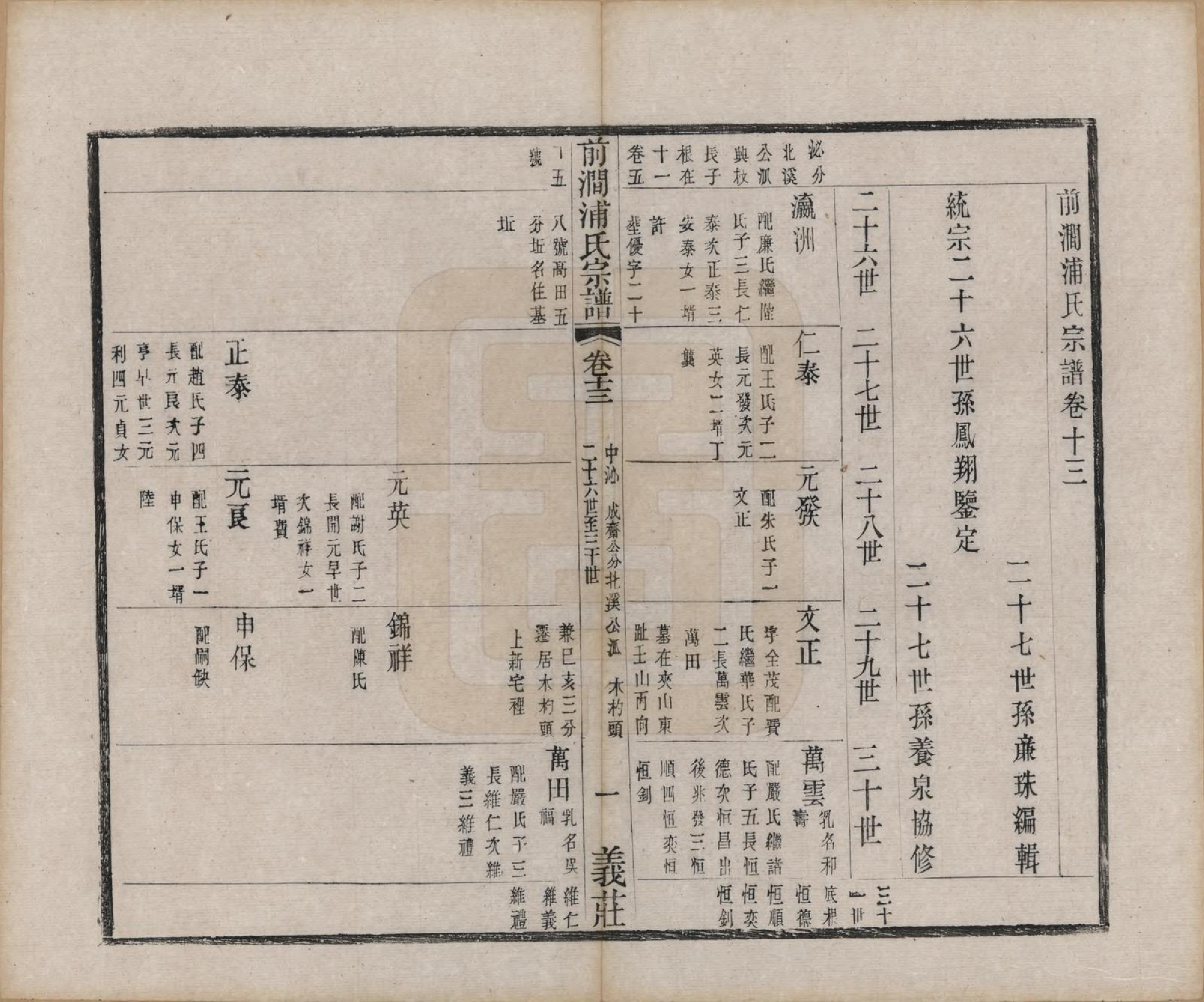 GTJP1152.浦.江苏无锡.前涧浦氏宗谱二十四卷首一卷诵芬录五卷.清同治十年（1871）_013.pdf_第1页
