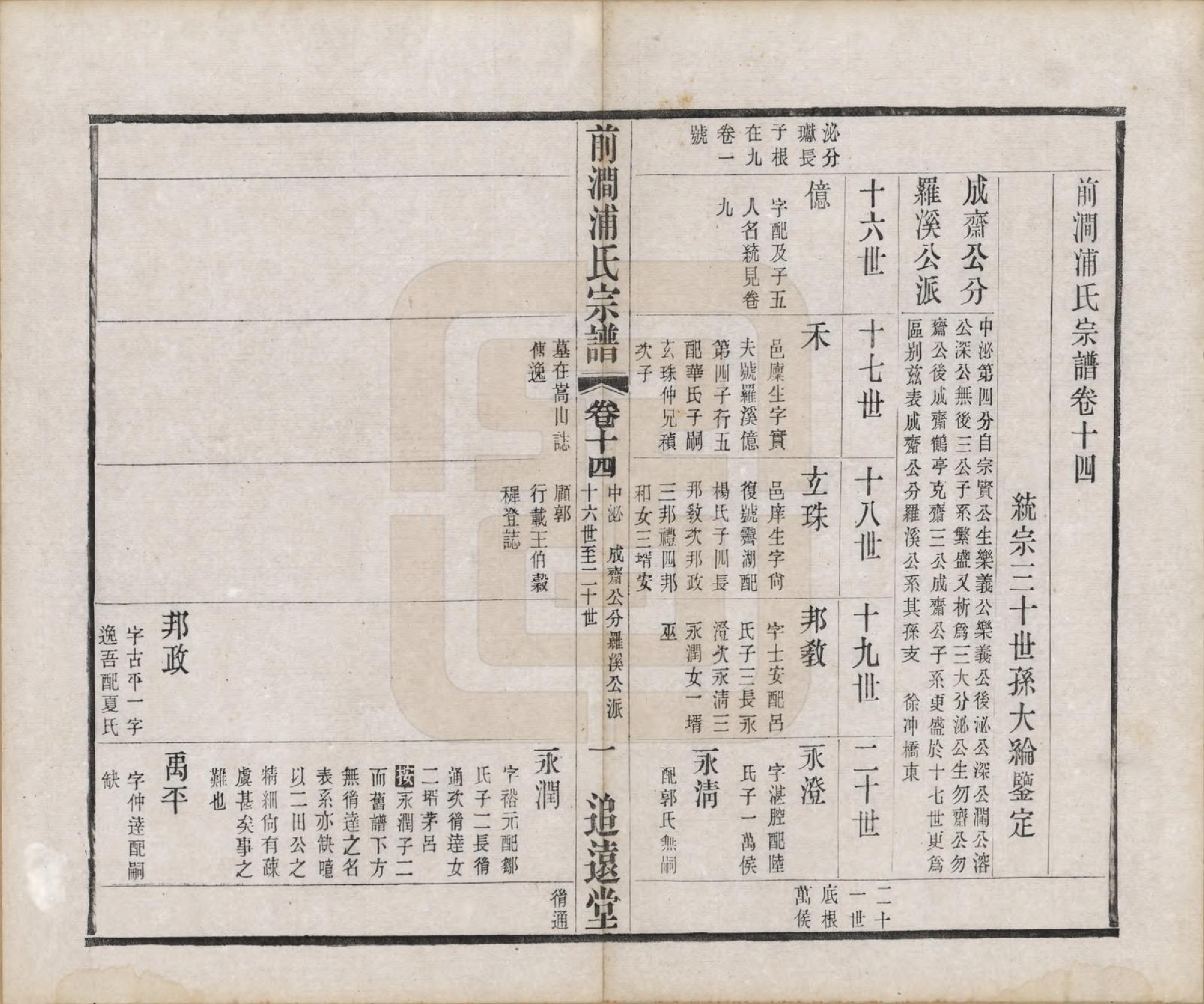 GTJP1149.浦.江苏无锡.前涧浦氏宗谱二十四卷首一卷附世系图四卷诵芬录七卷.民国二十年（1931）_014.pdf_第1页