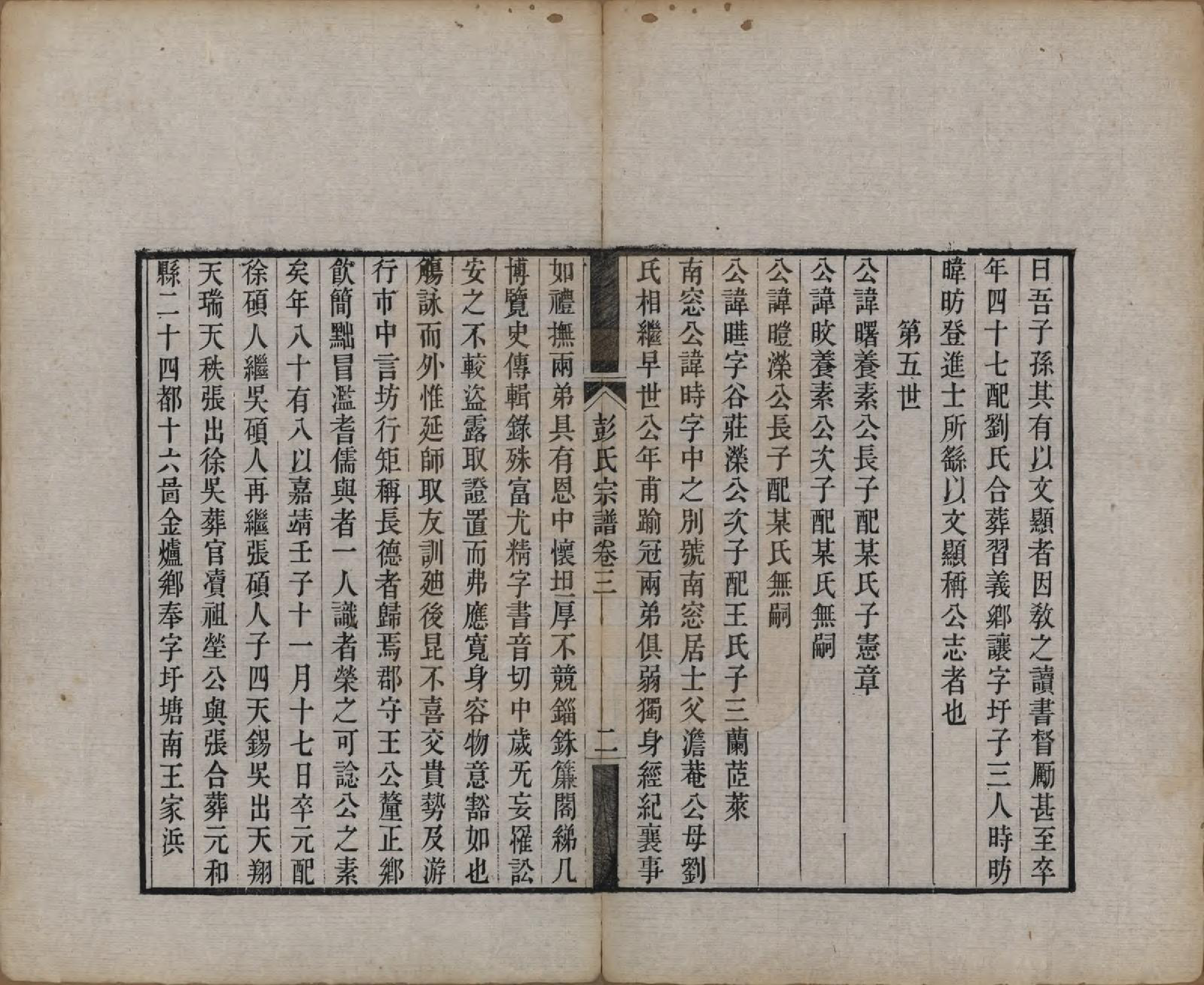 GTJP1145.彭.江苏吴县.彭氏宗谱四卷.清同治六年（1867）_003.pdf_第2页
