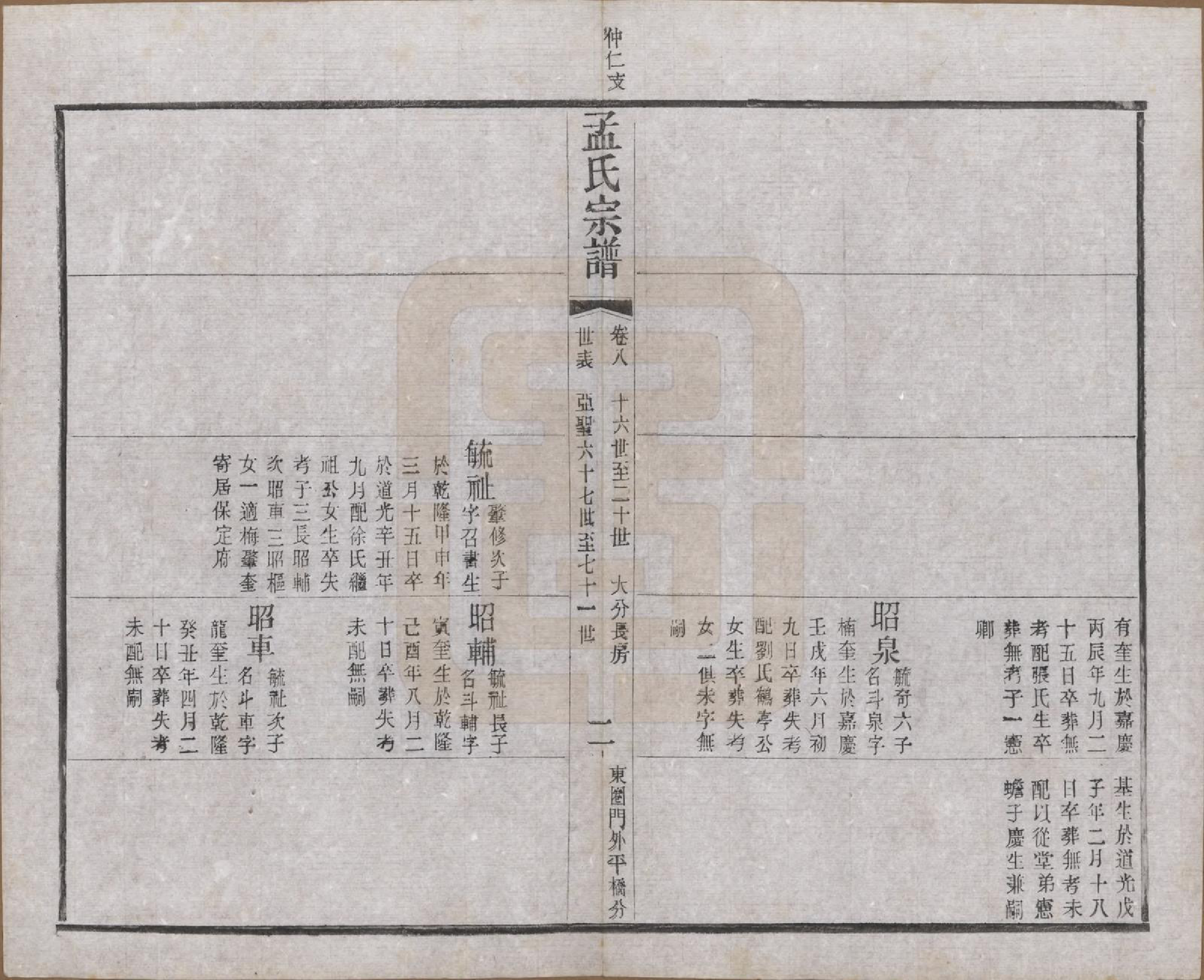 GTJP1090.孟.江苏常州.毘陵孟氏六修宗谱十六卷.民国十七年（1928）_008.pdf_第2页
