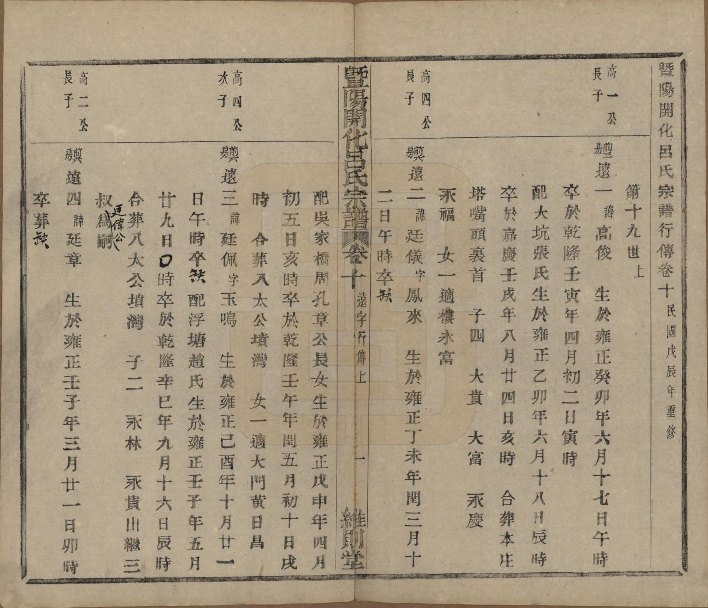 GTJP1053.吕.江苏江阴.暨阳开化吕氏宗谱二十二卷.民国十七年（1928）_310.pdf_第2页