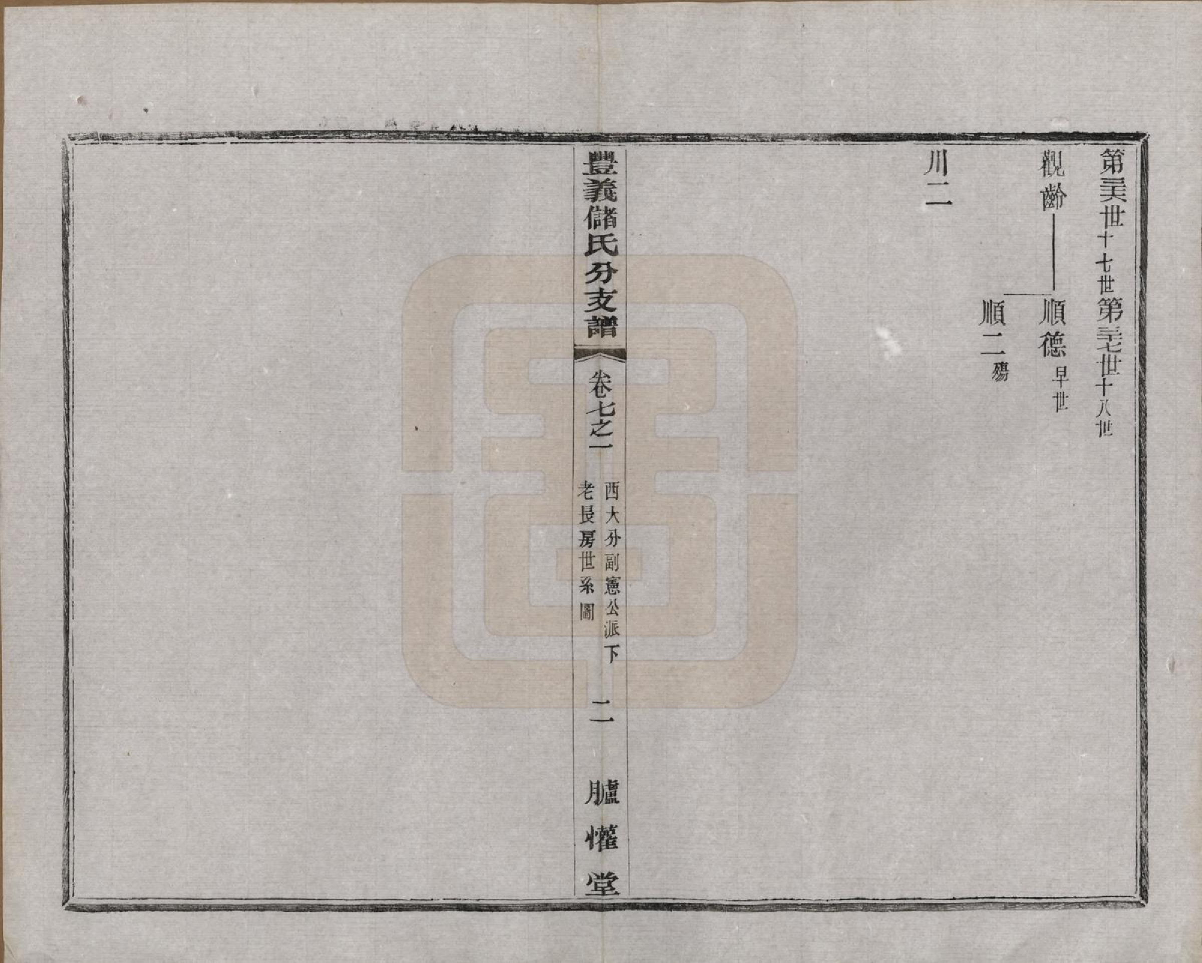 GTJP0244.储.江苏宜兴.丰义储氏支谱三十八卷首二卷.民国十年（1921）_007.pdf_第2页