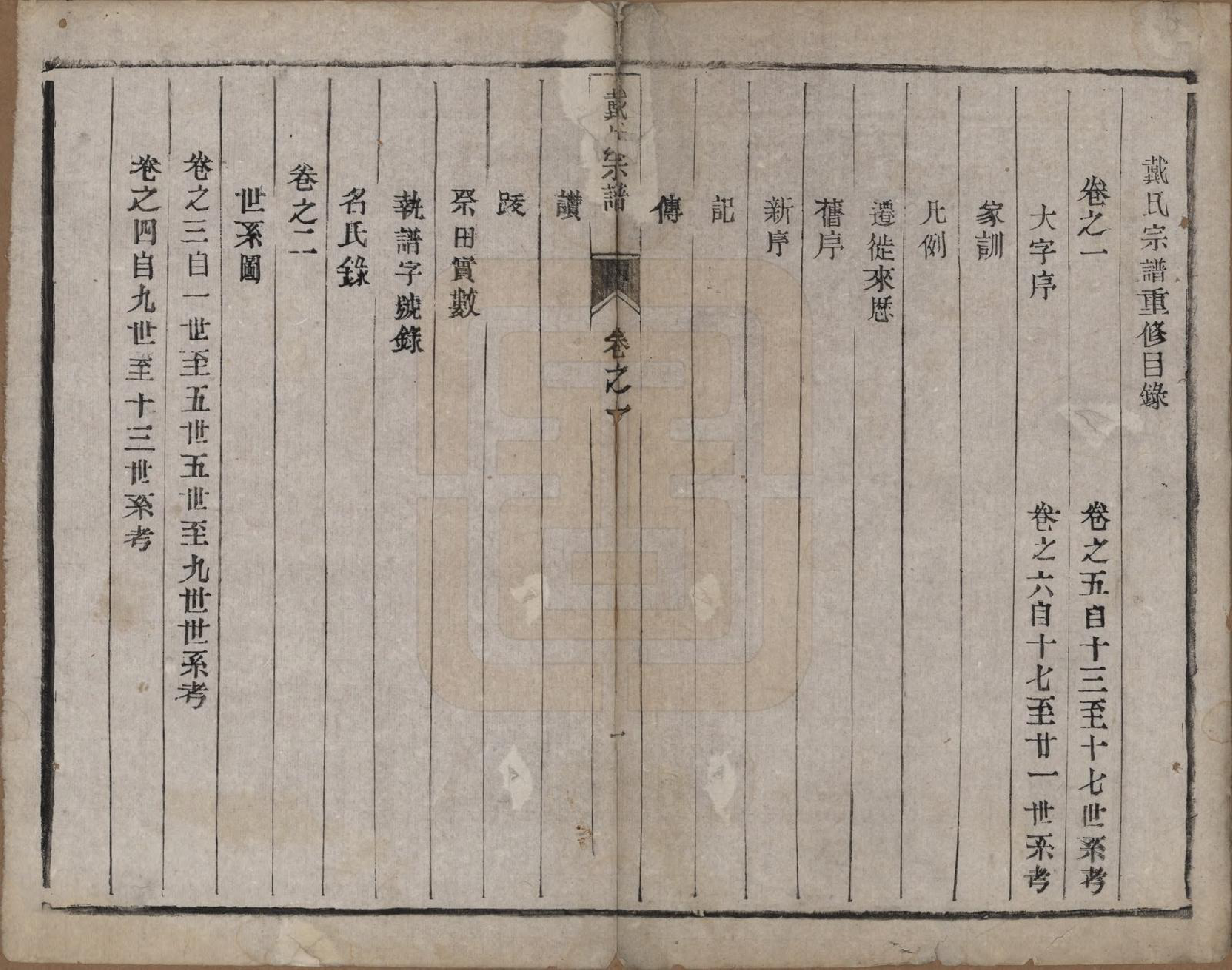 GTJP0264.戴.江苏毗陵.戴氏宗谱六卷.清光绪三年（1877）_001.pdf_第3页