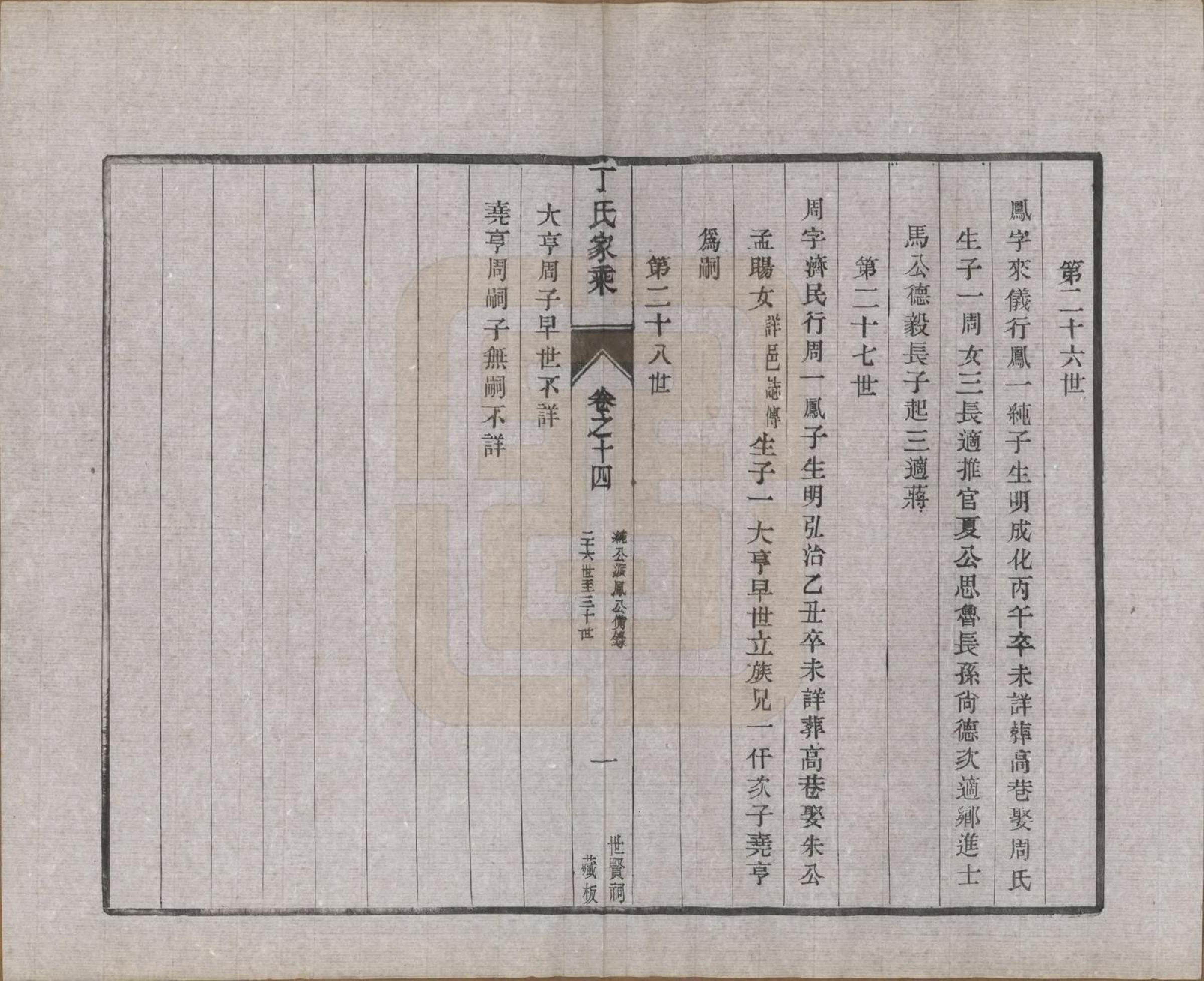 GTJP0288.丁.江苏丹阳.丹阳东门丁氏十三修族谱二十六卷.民国三十七年（1948）_014.pdf_第3页