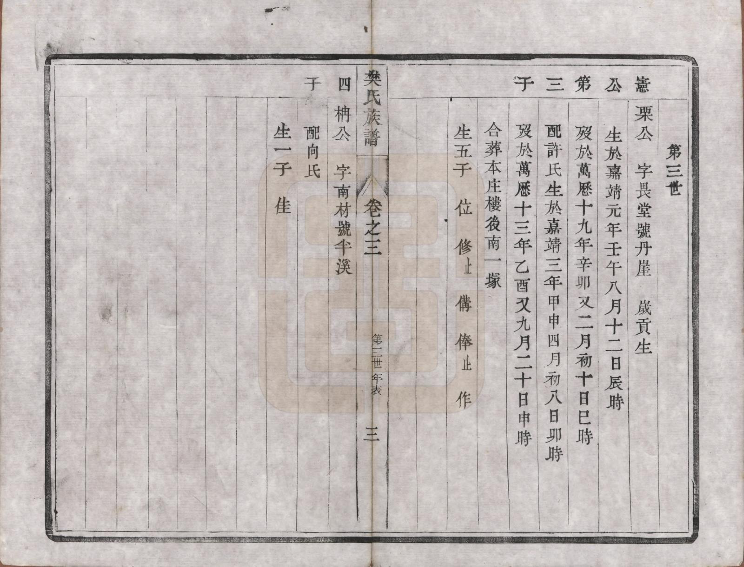 GTJP0317.樊.江苏维扬.樊氏宗谱四卷.清光绪二十六年（1900）_003.pdf_第3页