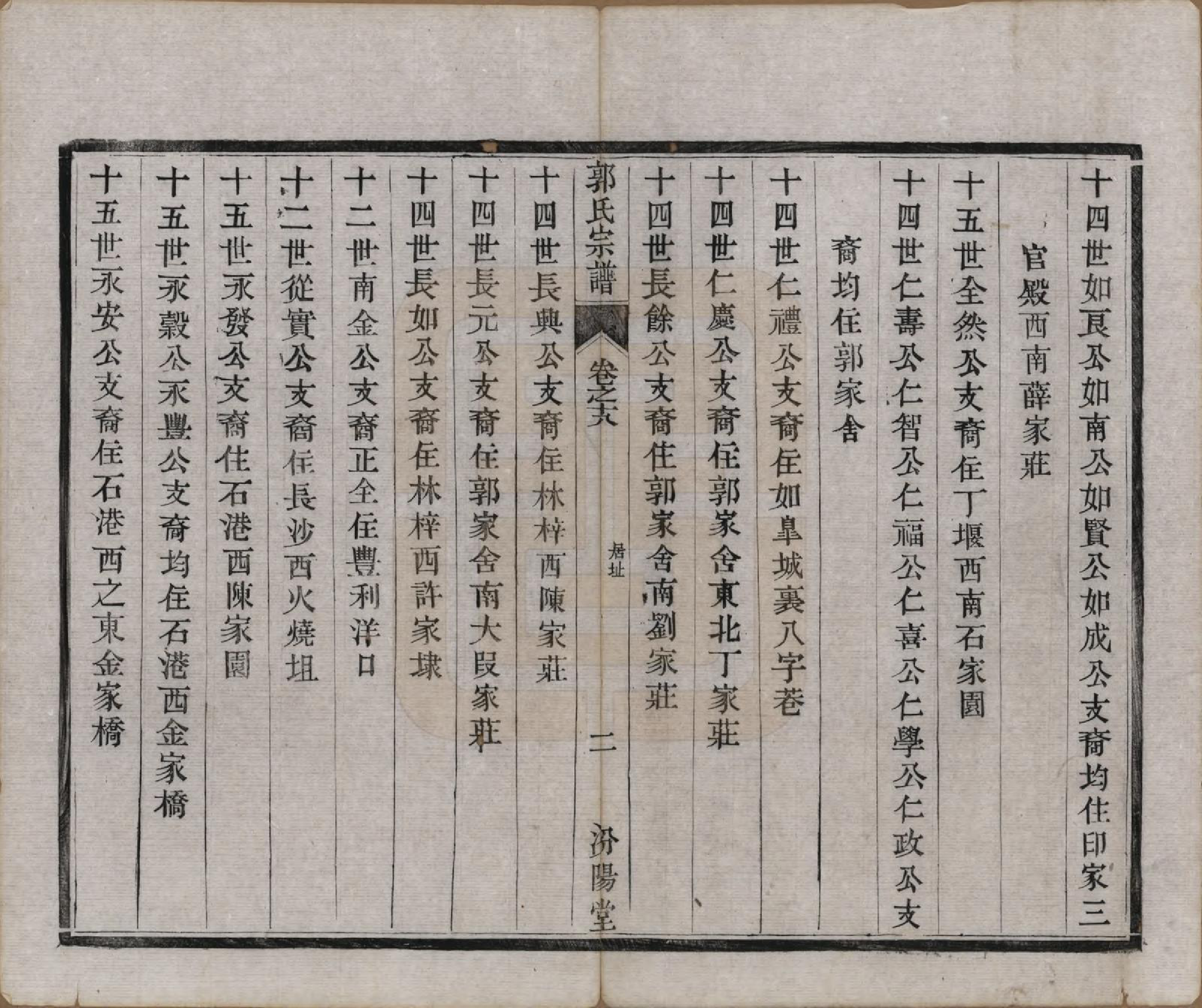 GTJP0458.郭.江苏如皋.雉水郭氏宗谱二十三卷.清光绪三十一年（1905）_018.pdf_第2页