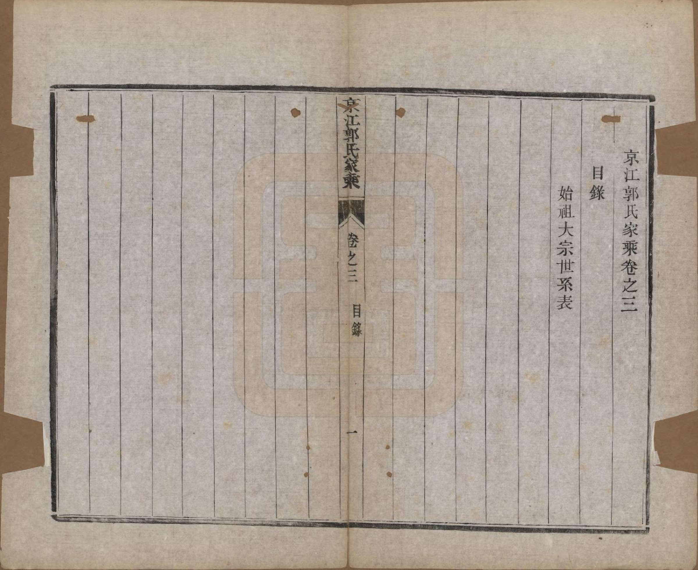 GTJP0461.郭.江苏丹徒.京江郭氏家乘八卷.清宣统三年（1911）_003.pdf_第1页