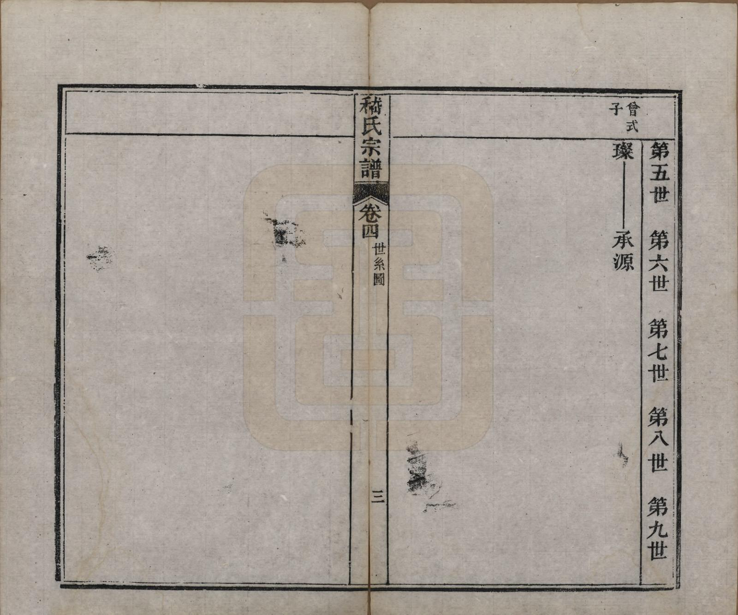 GTJP0649.嵇.江苏无锡.嵇氏宗谱八卷.清同治十年（1871）_004.pdf_第3页