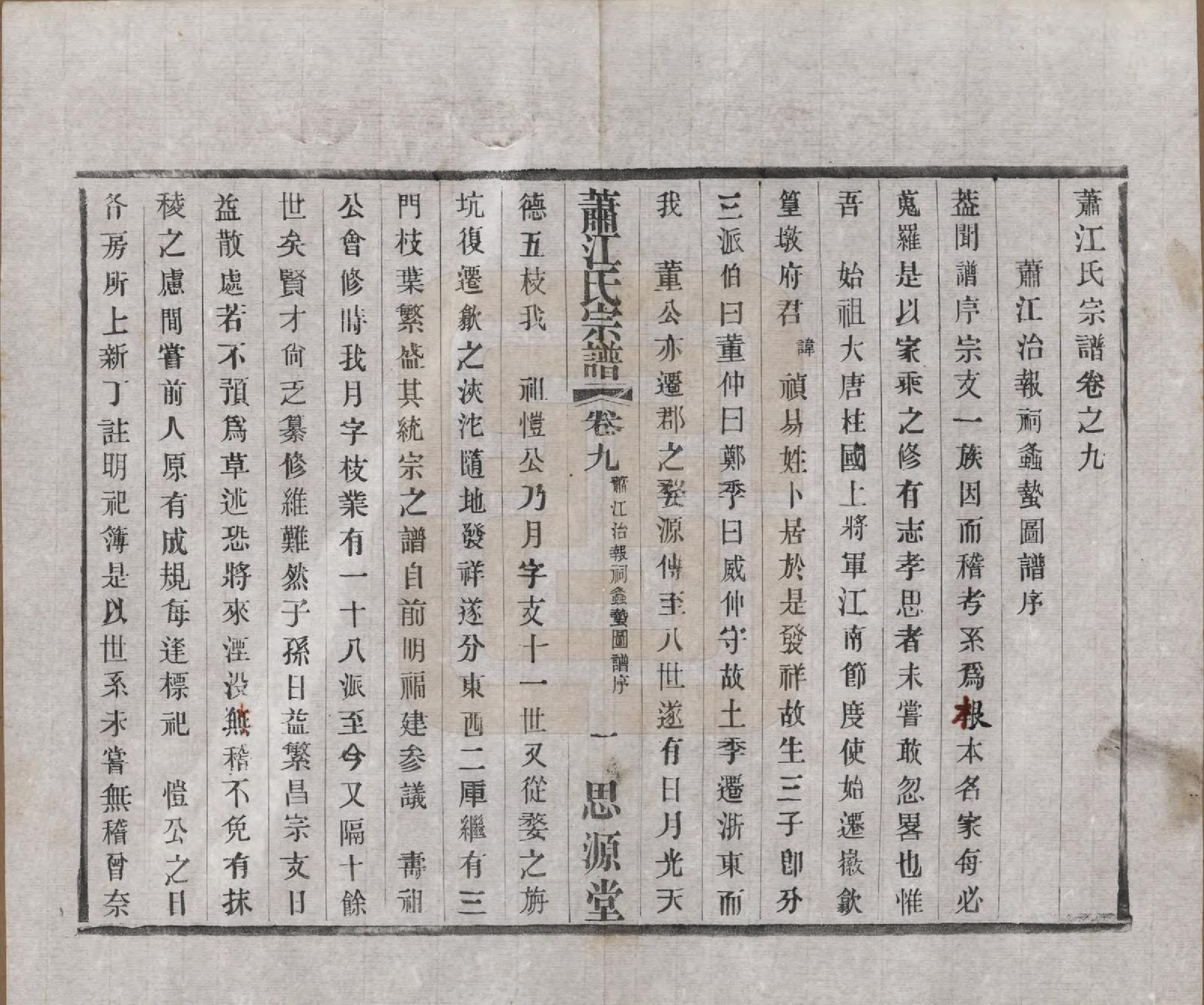 GTJP0669.江.江苏常州.萧江氏宗谱.民国37年[1948]_009.pdf_第1页