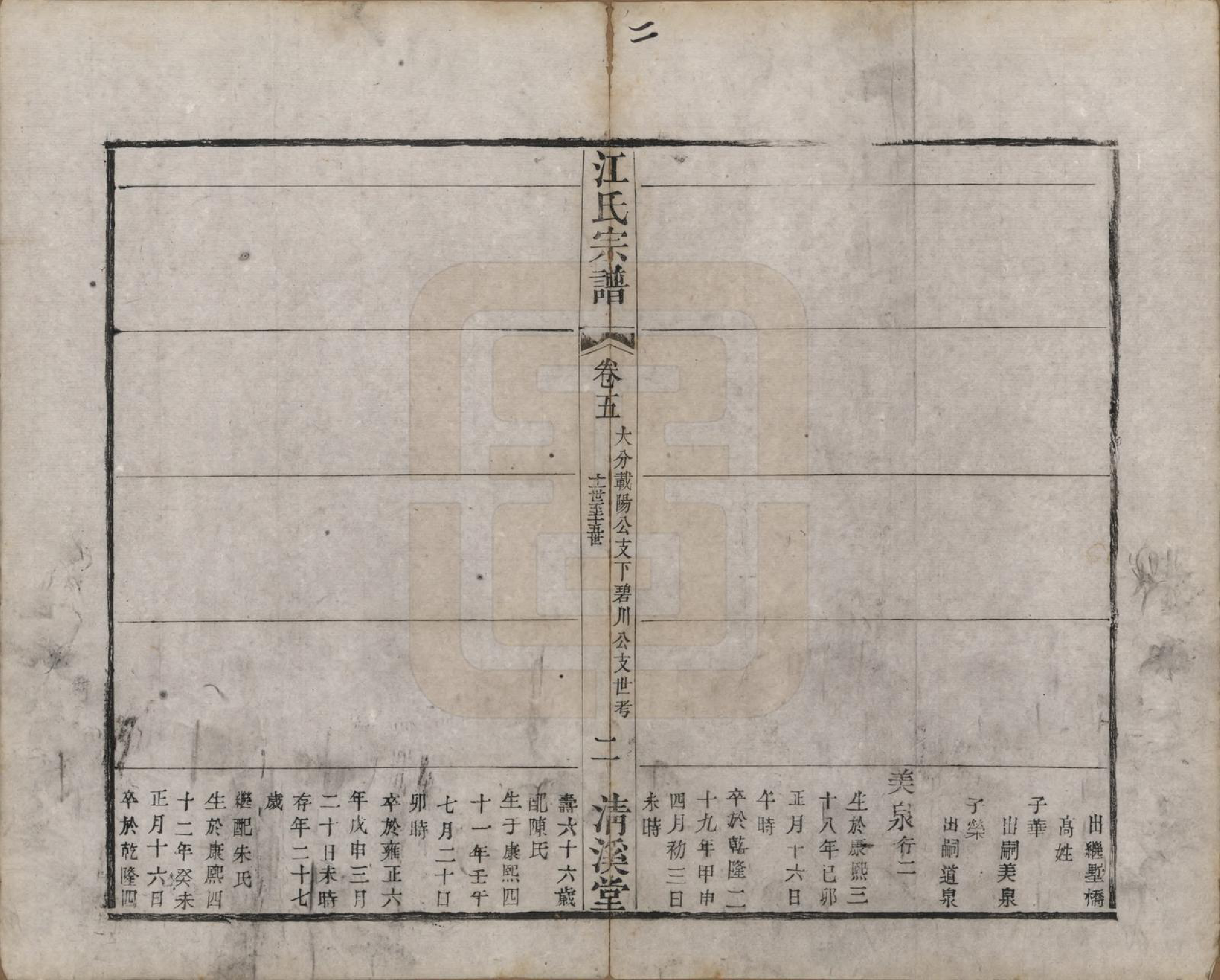 GTJP0673.江.江苏武进.江氏宗谱十二卷.清道光二十三年（1843）_005.pdf_第2页