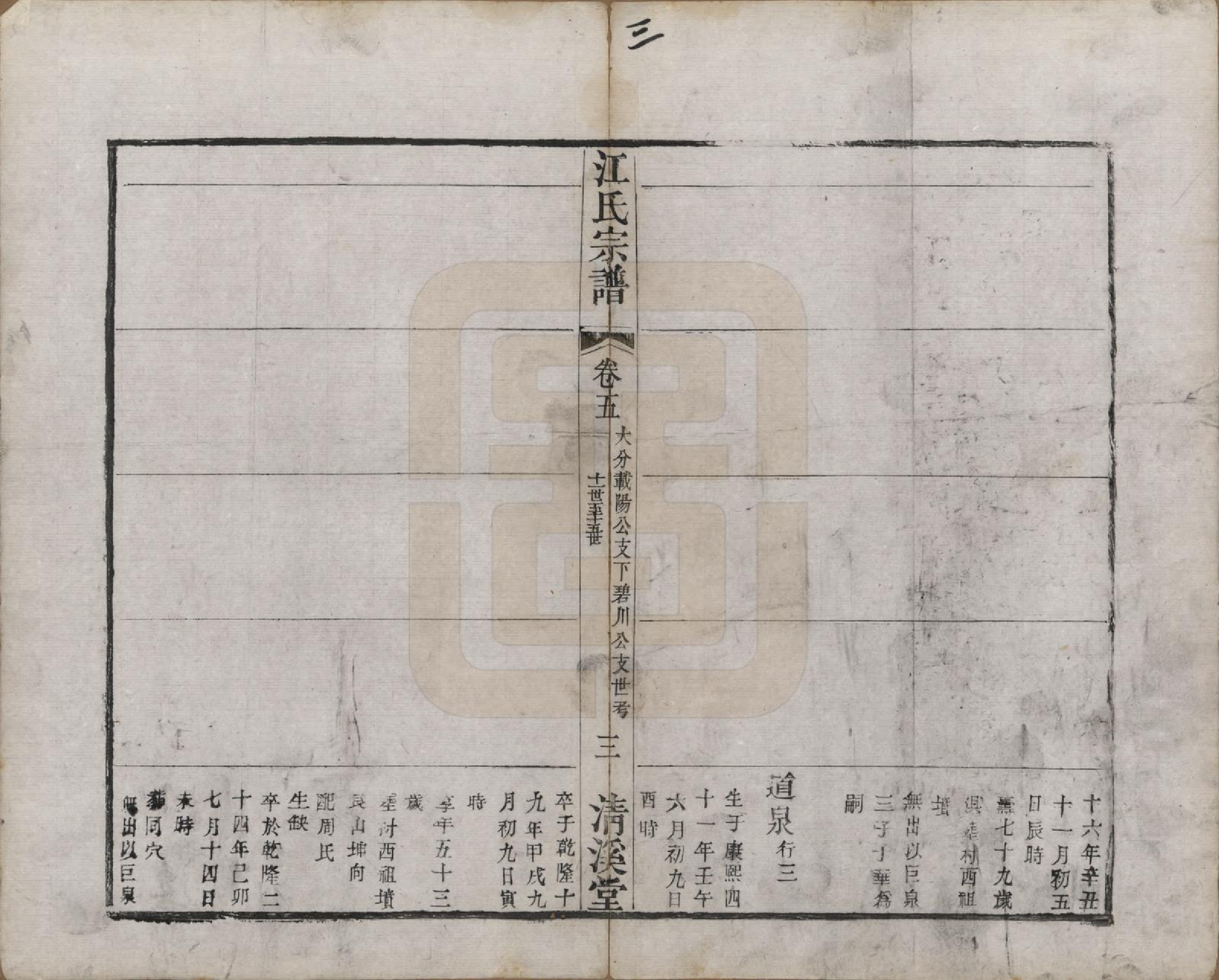 GTJP0673.江.江苏武进.江氏宗谱十二卷.清道光二十三年（1843）_005.pdf_第3页