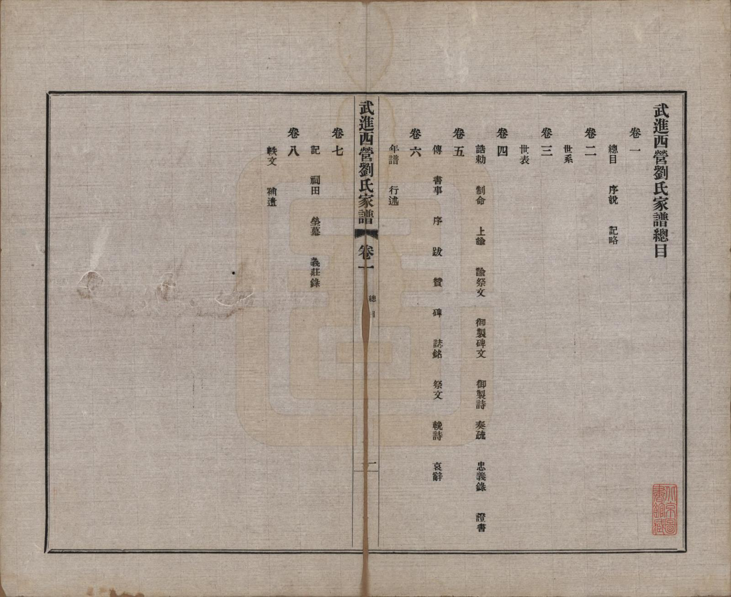 GTJP0944.刘.江苏武进.武进西营刘氏家谱八卷.民国十八年（1929）_001.pdf_第3页