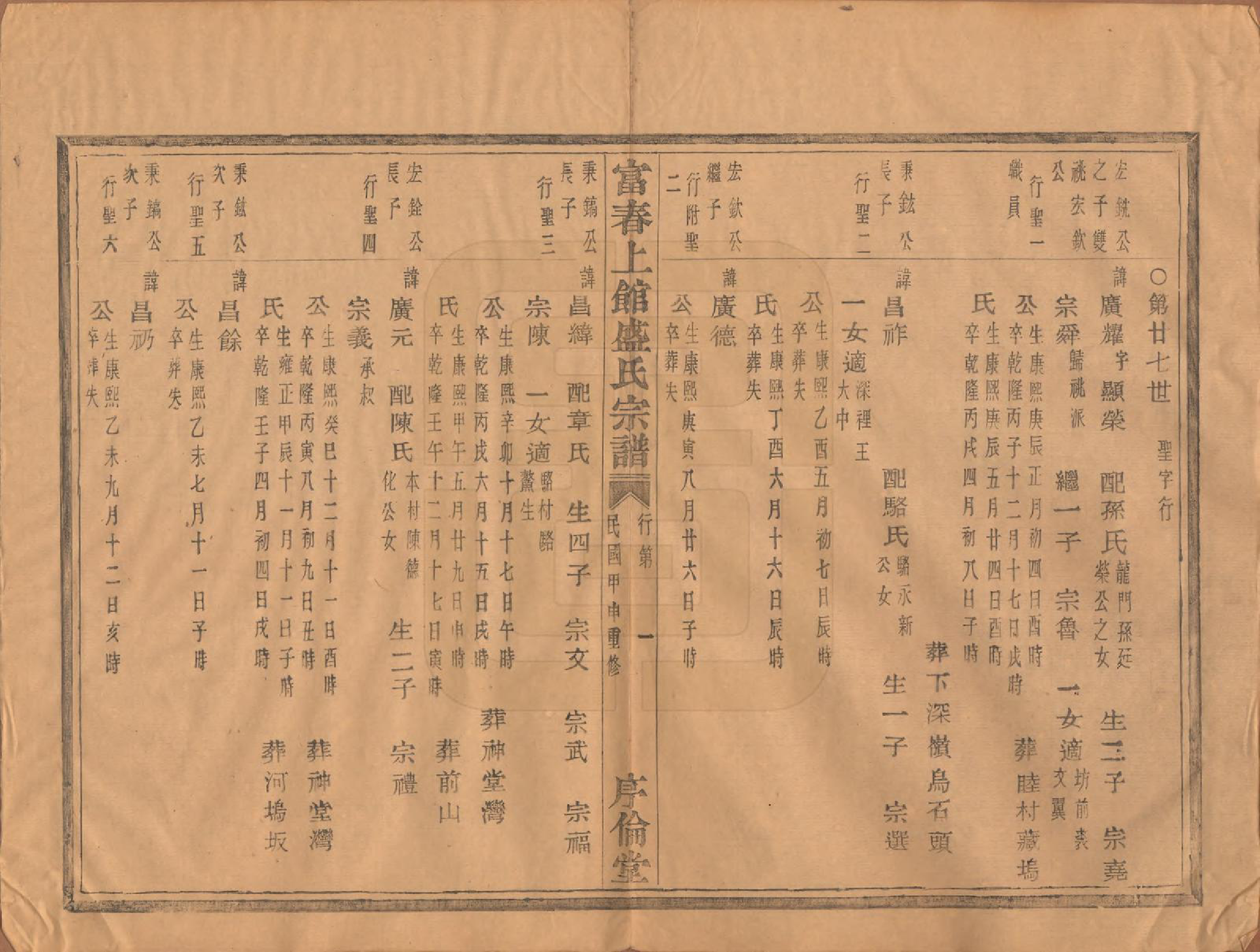 GTJP1297.盛.浙江富阳.富春上馆盛氏宗谱十八卷.民国三十三年（1944）_011.pdf_第2页