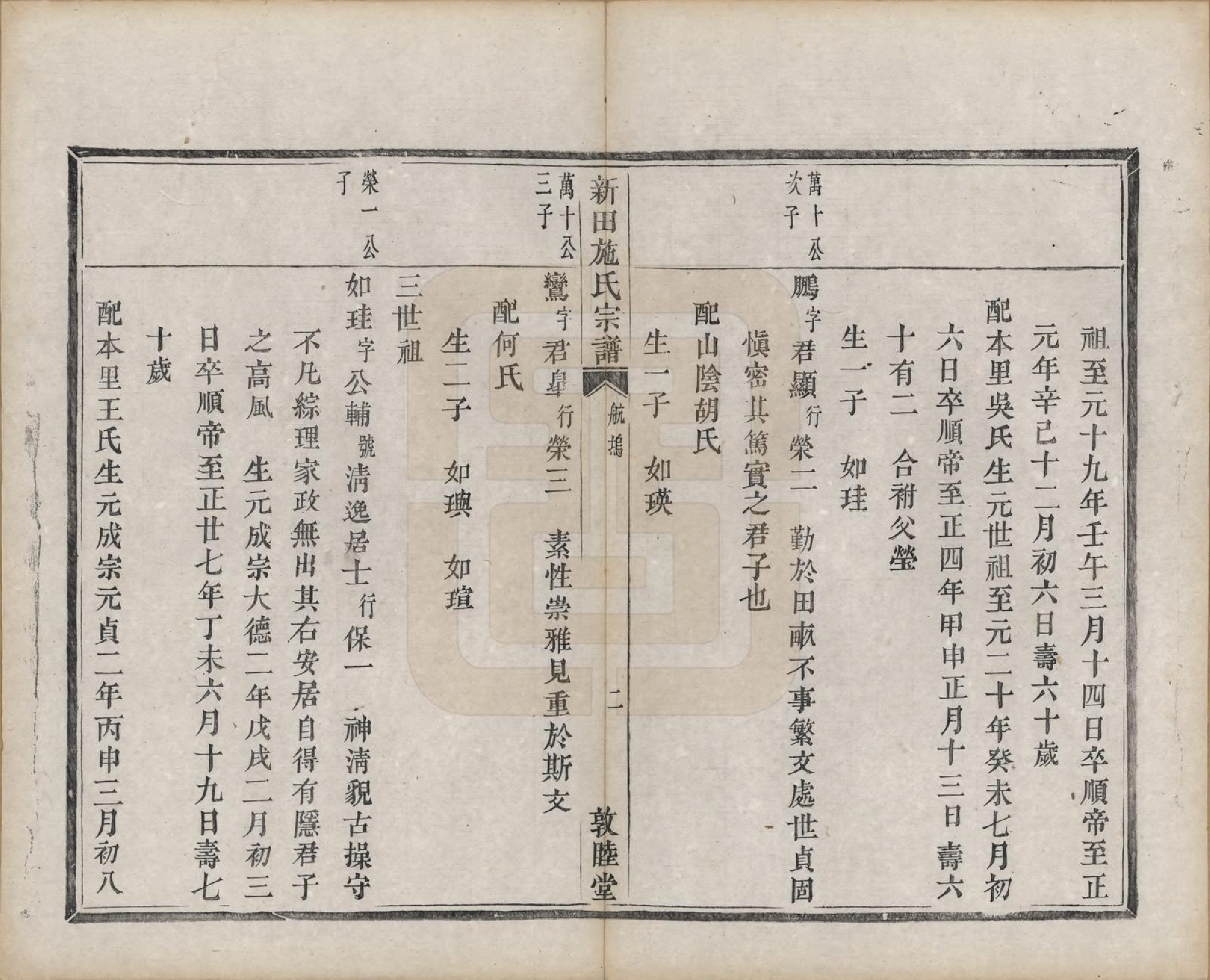 GTJP1309.施.浙江萧山.新田施氏宗谱不分卷.清嘉庆八年（1803）_005.pdf_第3页