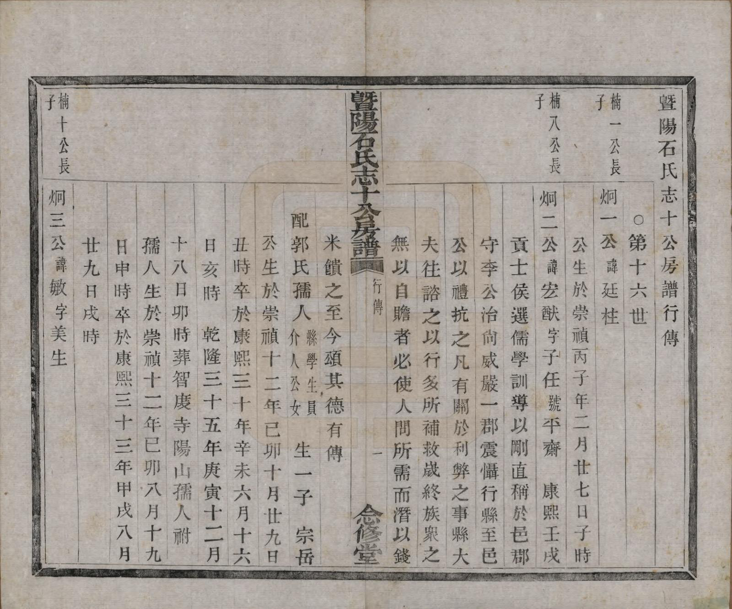 GTJP1317.石.浙江诸暨.暨阳石氏志十公房谱十二卷.清光绪十年（1884）_007.pdf_第1页
