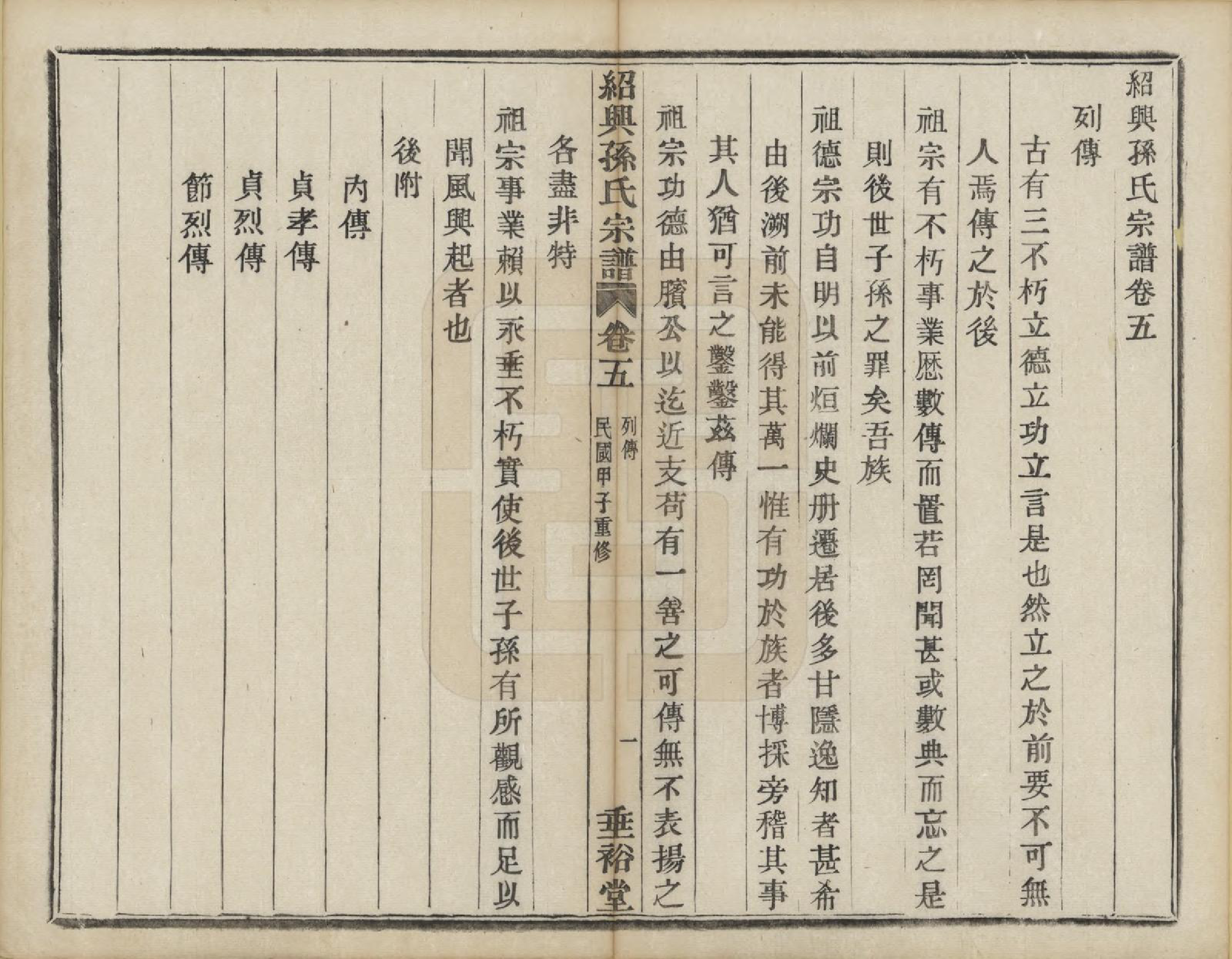 GTJP1358.孙.浙江绍兴.绍兴孙氏宗谱二十五卷.民国十三年（1924）_005.pdf_第1页