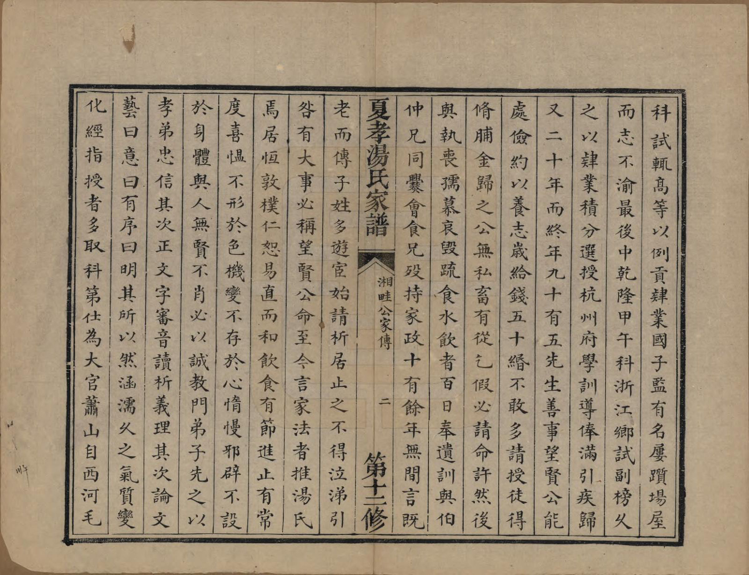 GTJP1387.汤.浙江萧山.萧山夏孝汤氏家谱.清道光四年（1824）修_004.pdf_第2页