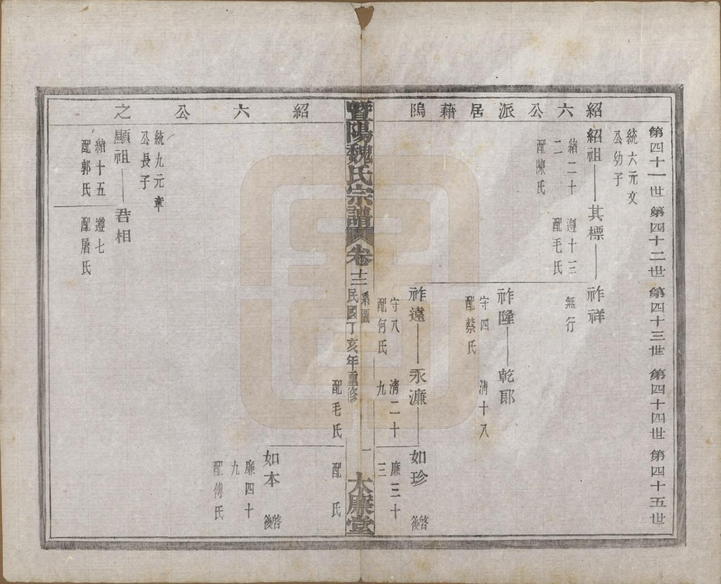 GTJP1632.魏.浙江诸暨.暨阳魏氏宗谱五十八卷.民国三十六年（1947）_012.pdf_第2页