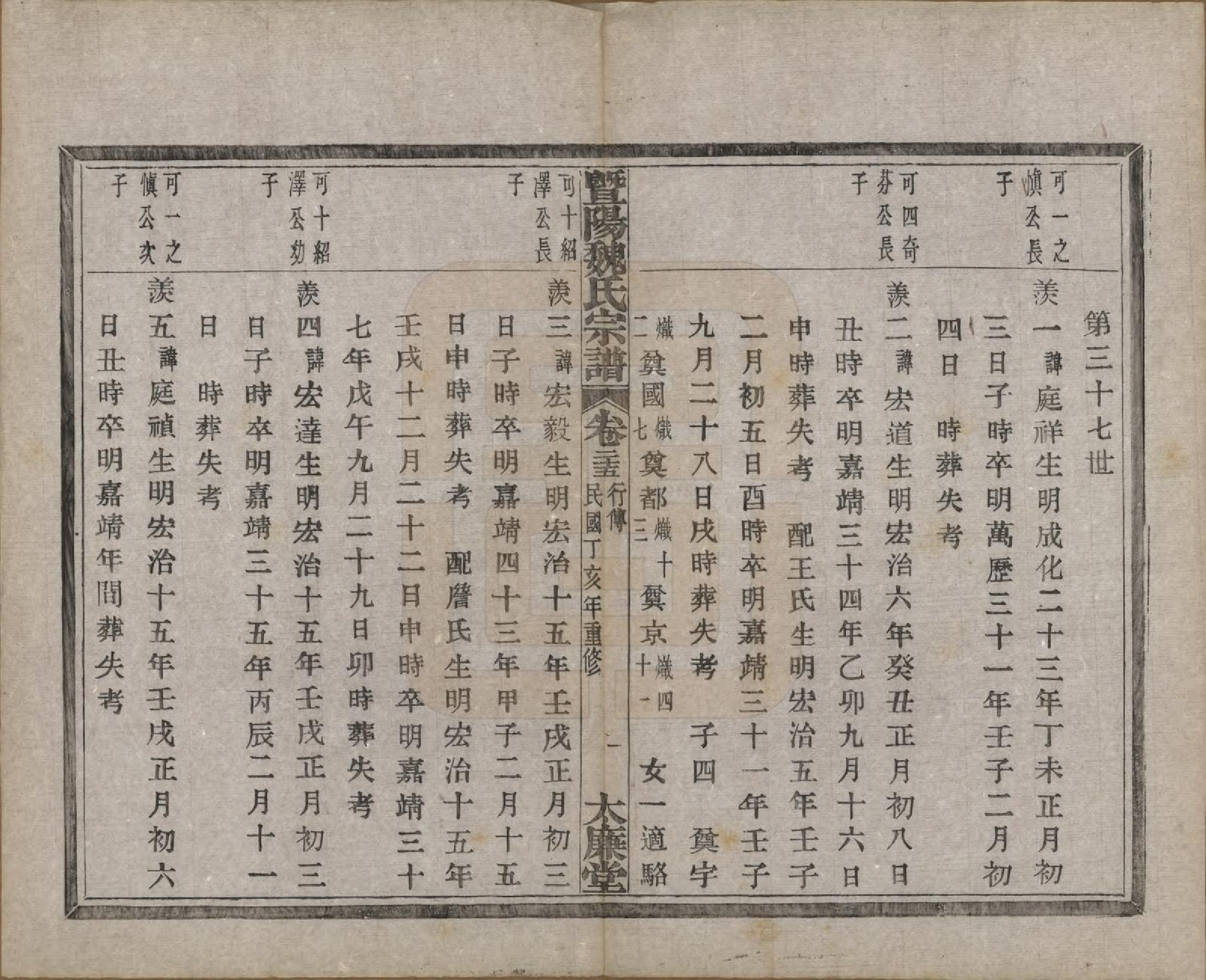 GTJP1632.魏.浙江诸暨.暨阳魏氏宗谱五十八卷.民国三十六年（1947）_025.pdf_第2页