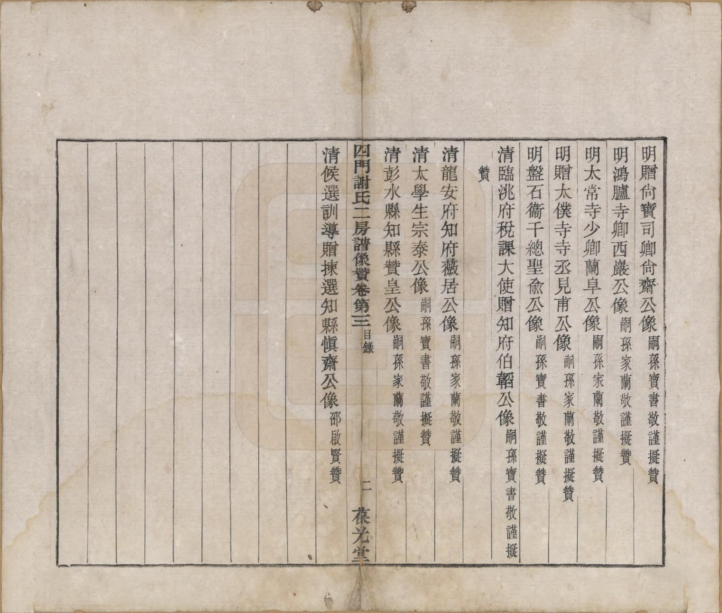 GTJP1780.谢.浙江余姚.四门谢氏二房谱.民国7年[1918]_003.pdf_第3页