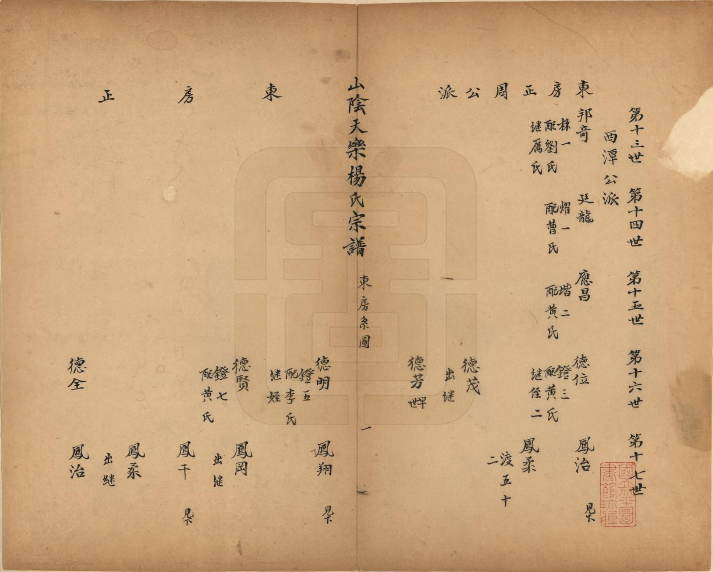 GTJP1977.杨.浙江绍兴.山阴天乐杨氏宗谱十四卷.清光绪八年（1882）_004.pdf_第1页