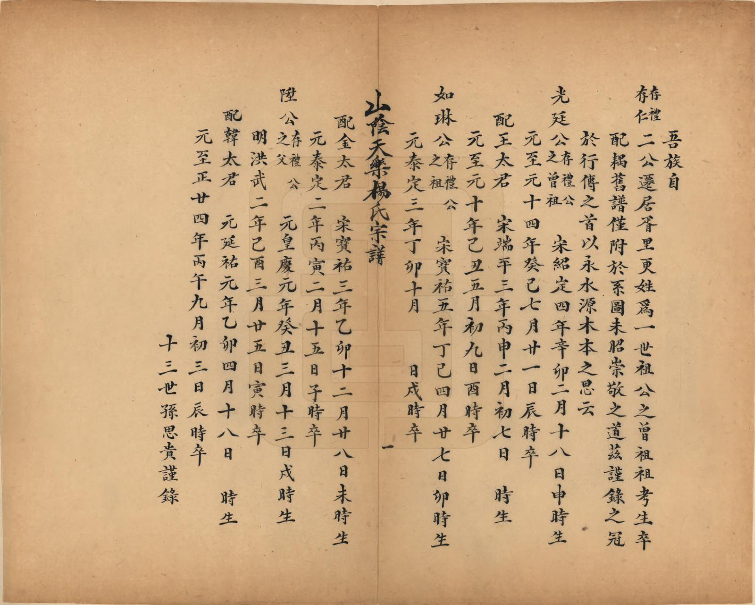 GTJP1977.杨.浙江绍兴.山阴天乐杨氏宗谱十四卷.清光绪八年（1882）_006.pdf_第2页