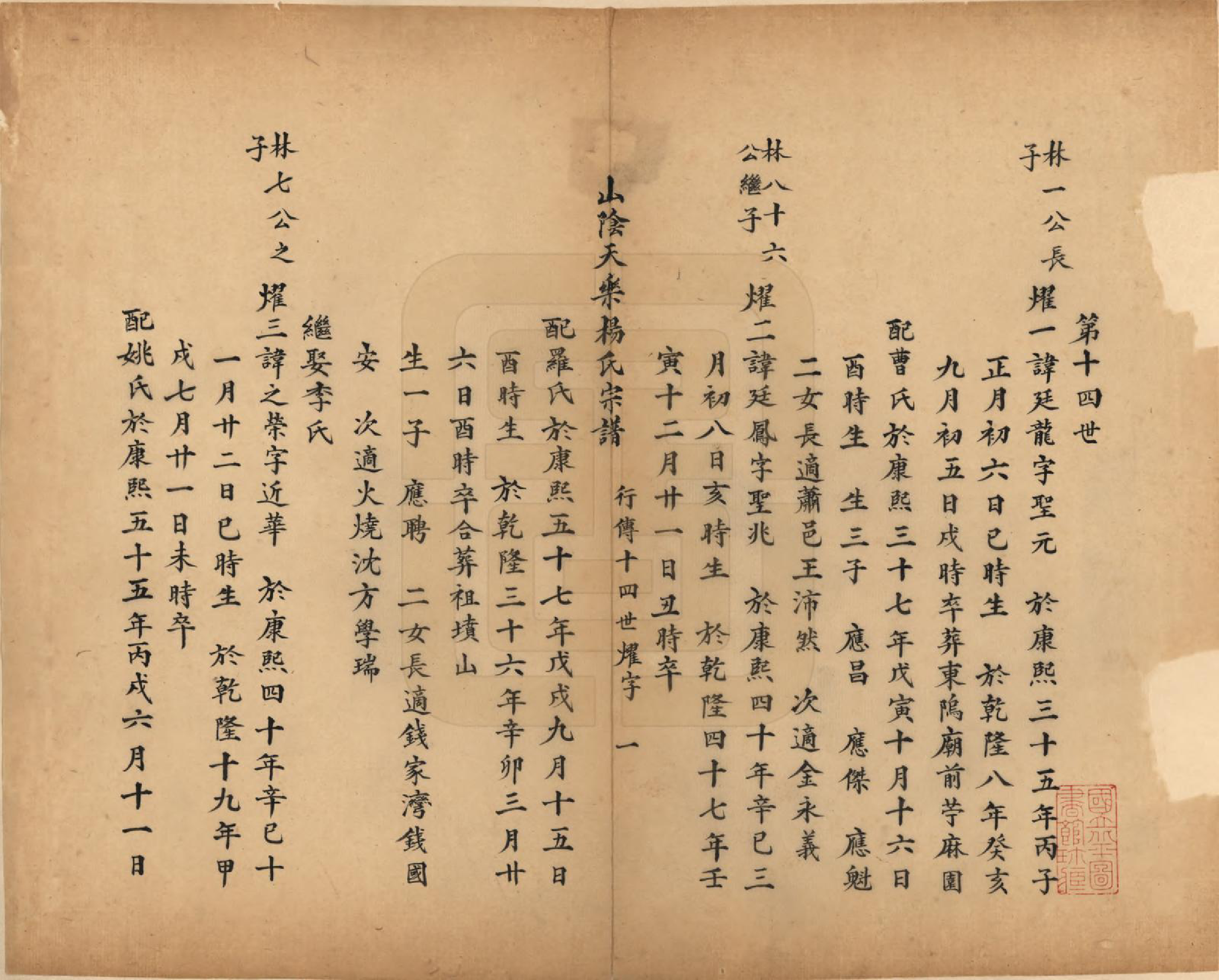 GTJP1977.杨.浙江绍兴.山阴天乐杨氏宗谱十四卷.清光绪八年（1882）_009.pdf_第1页