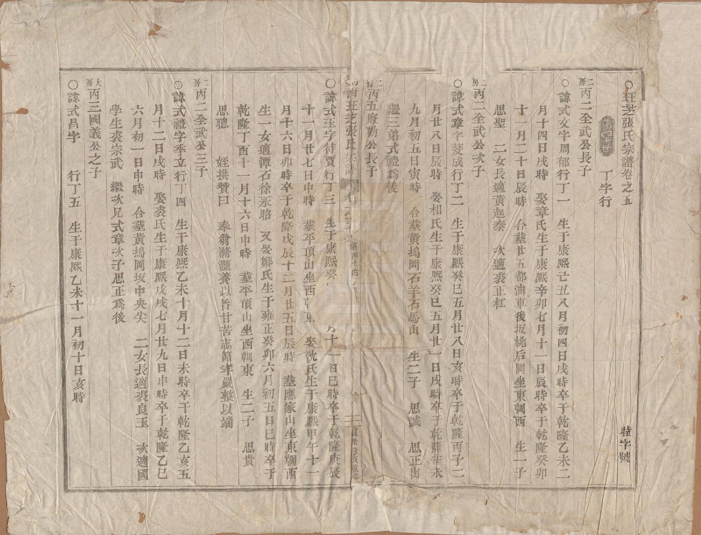 GTJP2146.张.浙江嵊州.剡西珏芝张氏宗谱五卷.清道光十九年(1839)_005.pdf_第1页