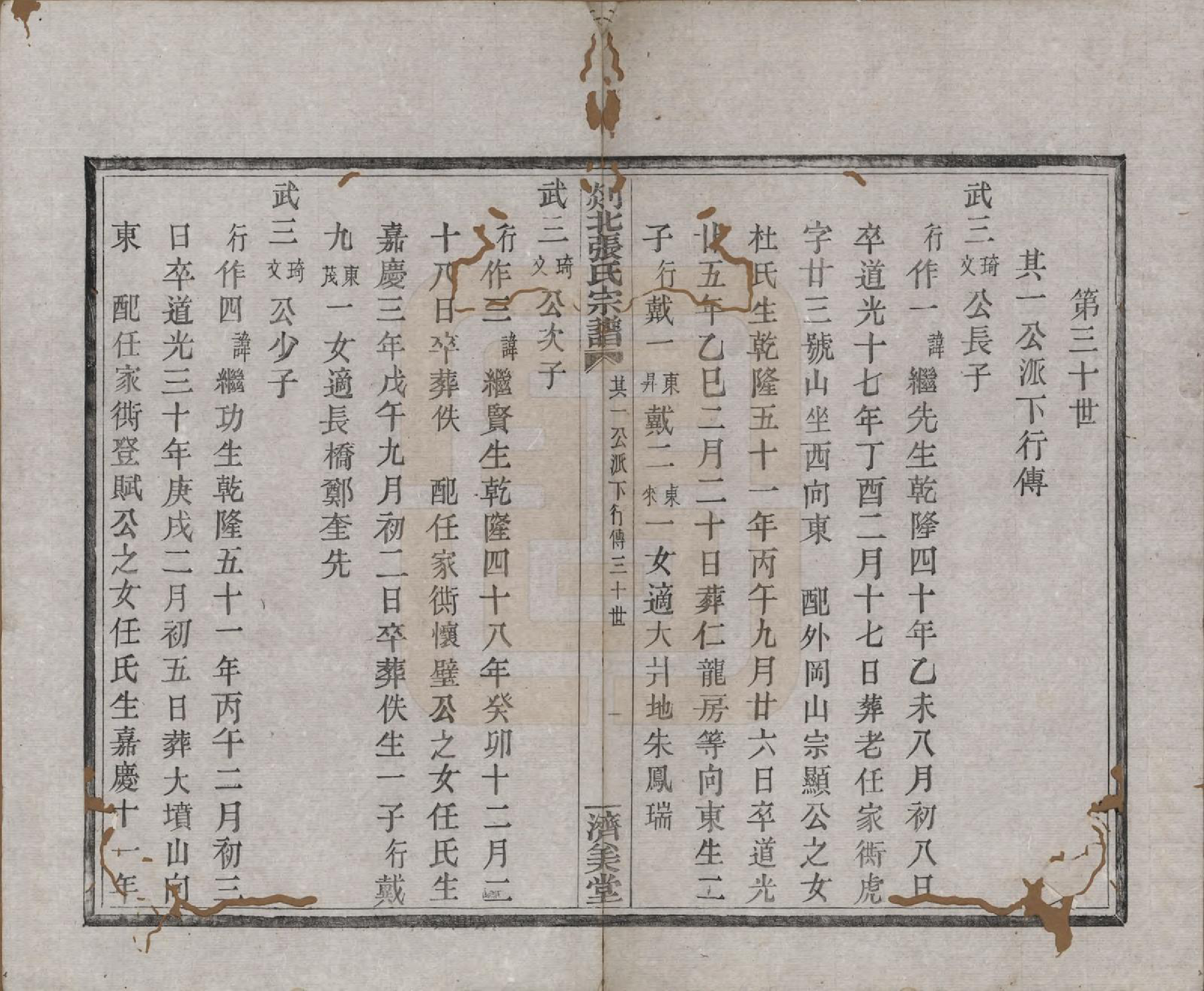 GTJP2159.张.浙江嵊州.剡北张氏宗谱不分卷.清光绪三十年(1904)_011.pdf_第2页
