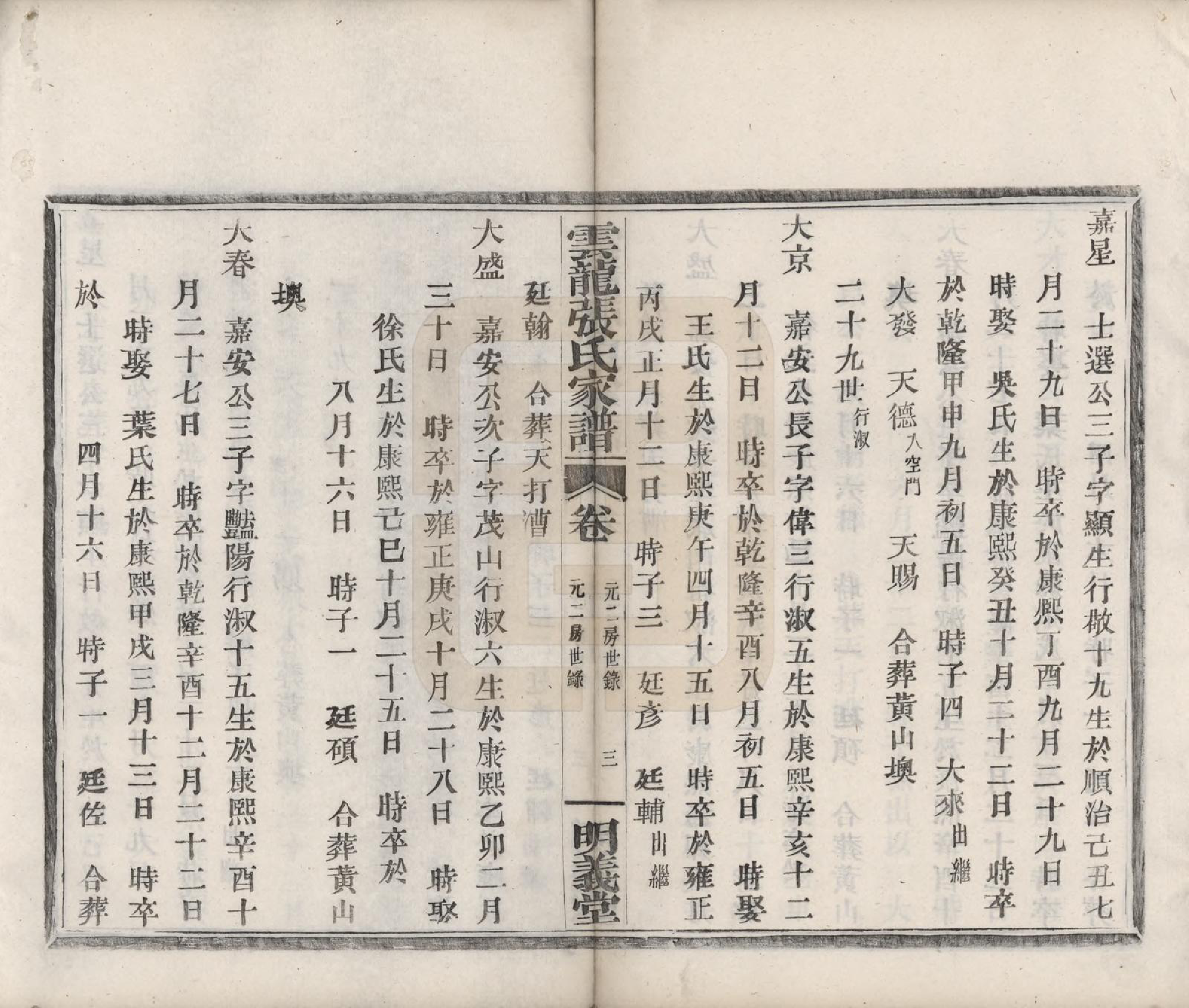 GTJP2171.张.浙江鄞县.云龙张氏宗谱.清同治十年(1871)_005.pdf_第3页
