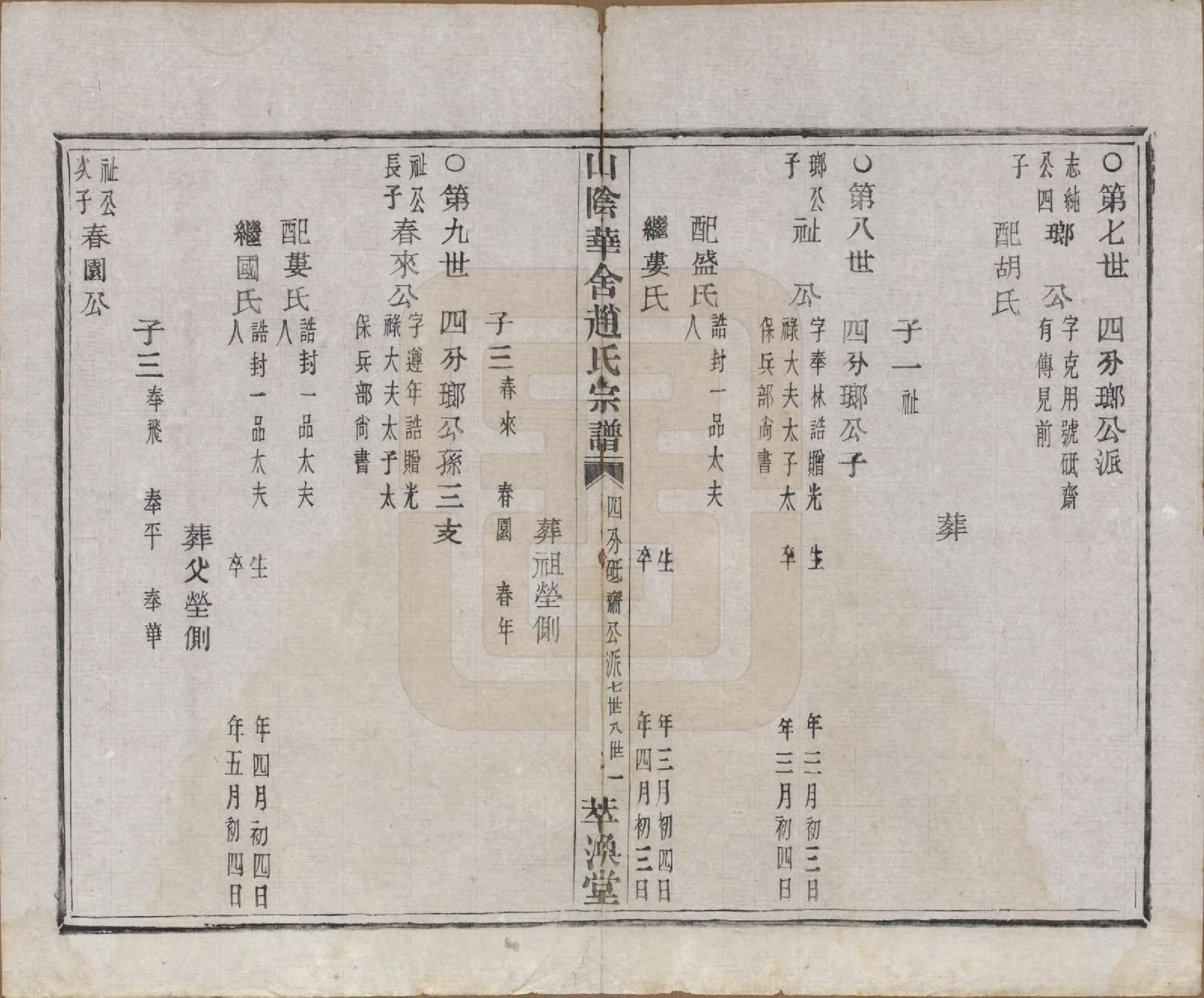 GTJP2224.赵.浙江绍兴.山阴华舍赵氏宗谱二十四卷.民国五年（1916）_020.pdf_第2页