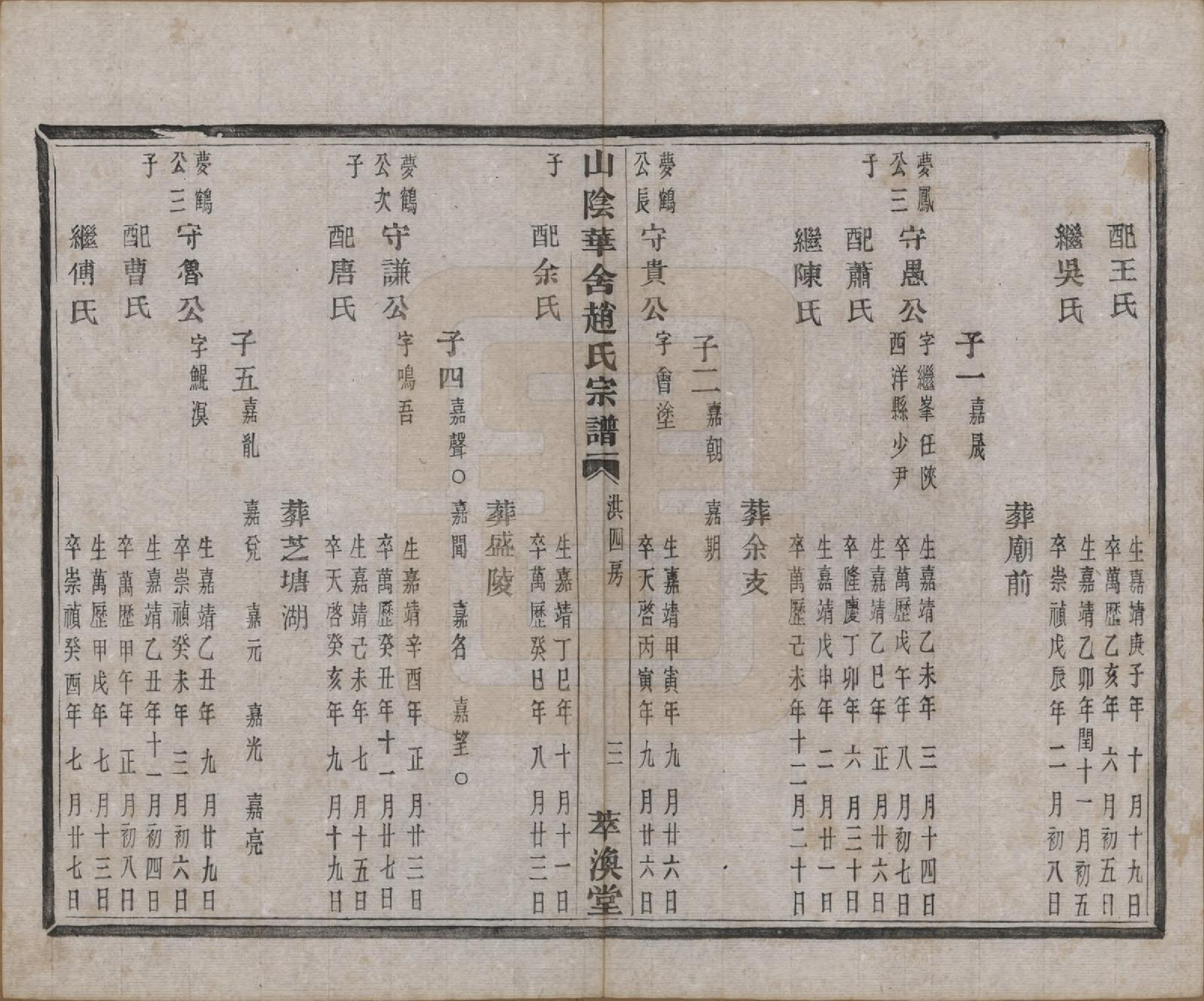 GTJP2231.赵.浙江绍兴.山阴华舍赵氏宗谱十八卷.清光绪十年（1884）_010.pdf_第3页