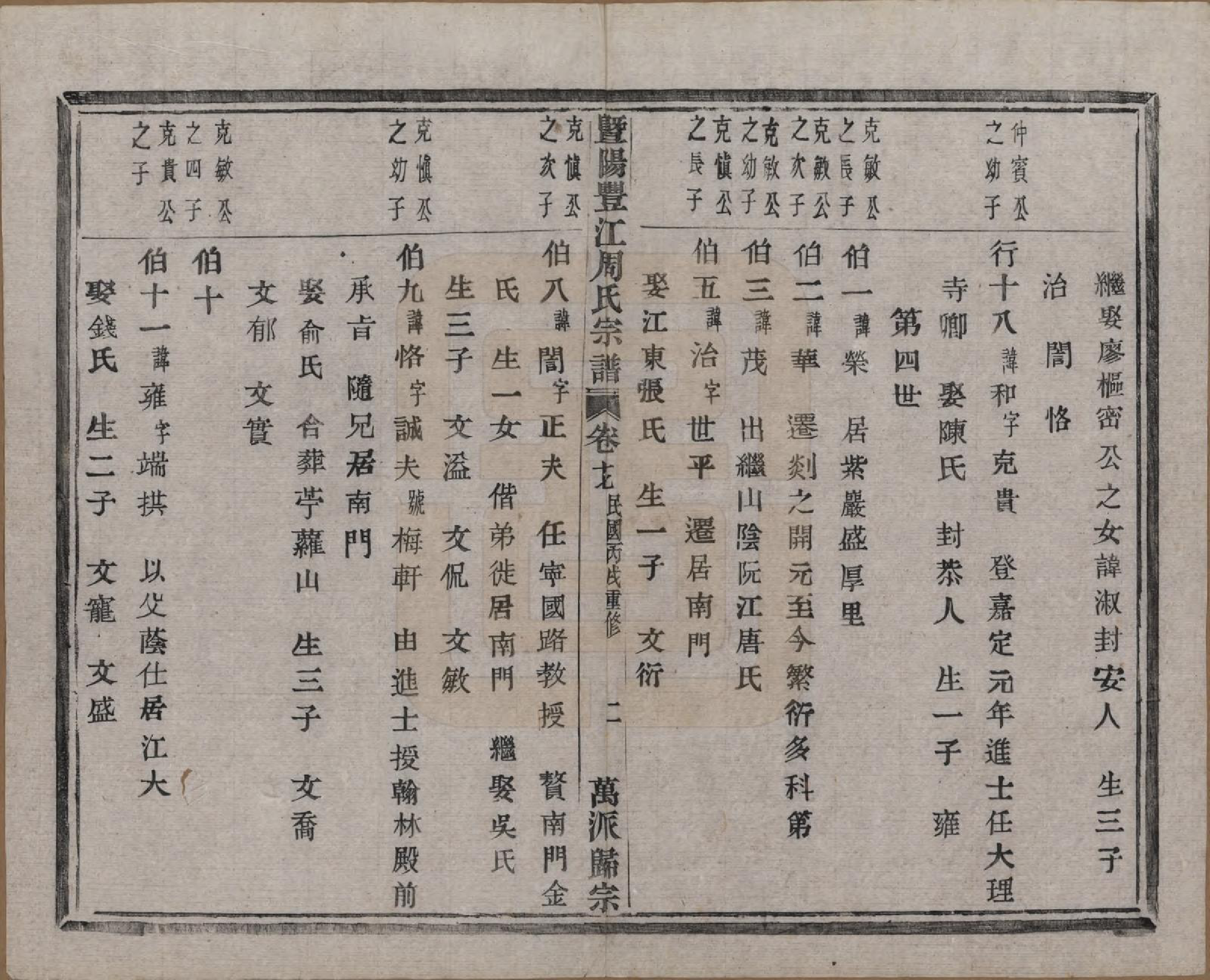GTJP2303.周.浙江诸暨.暨阳丰江周氏宗谱四十八卷.民国三十五年（1946）_017.pdf_第3页