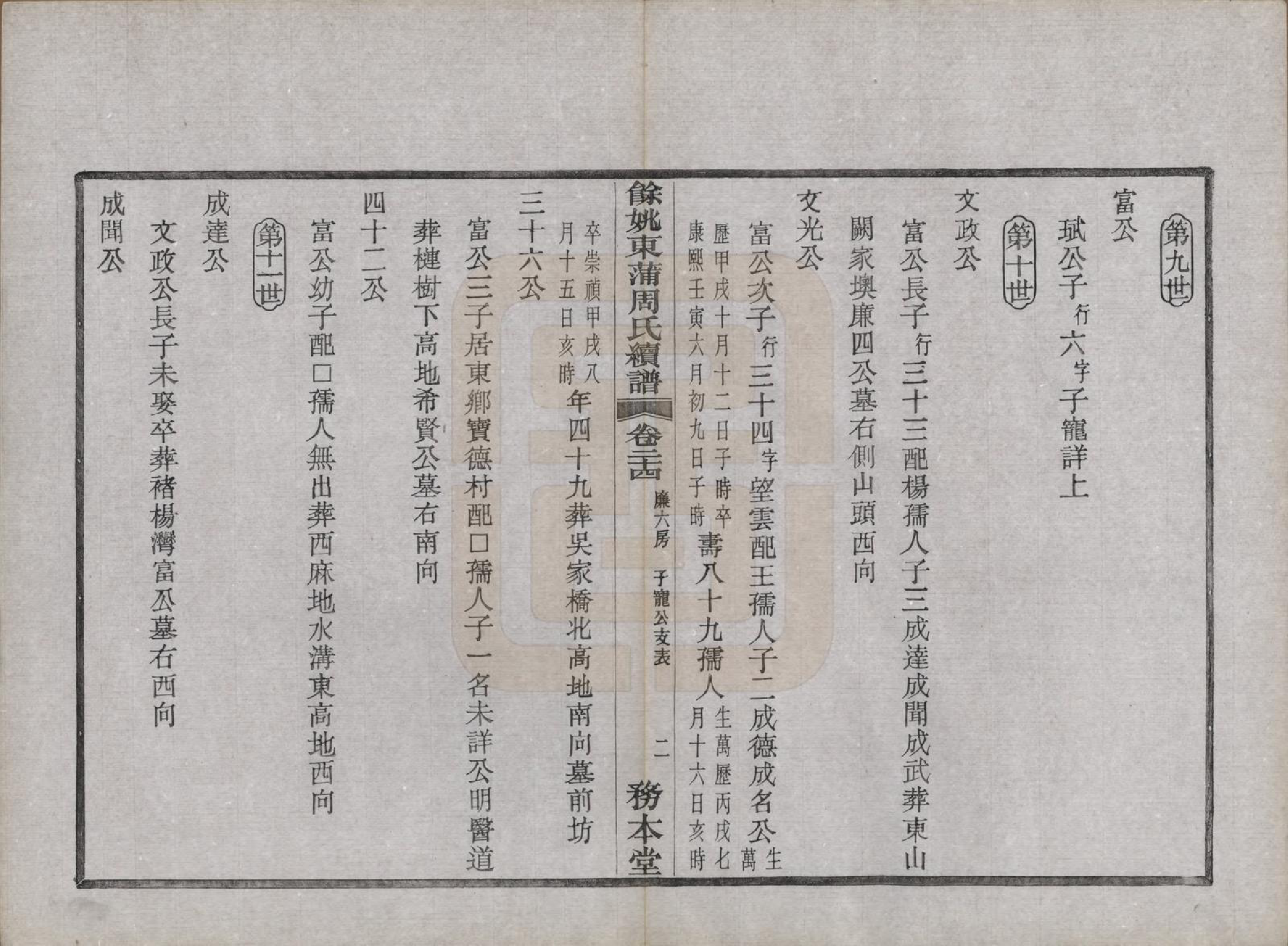 GTJP2307.周.浙江余姚.余姚东蒲周氏续谱三十八卷.民国十年（1921）_024.pdf_第2页