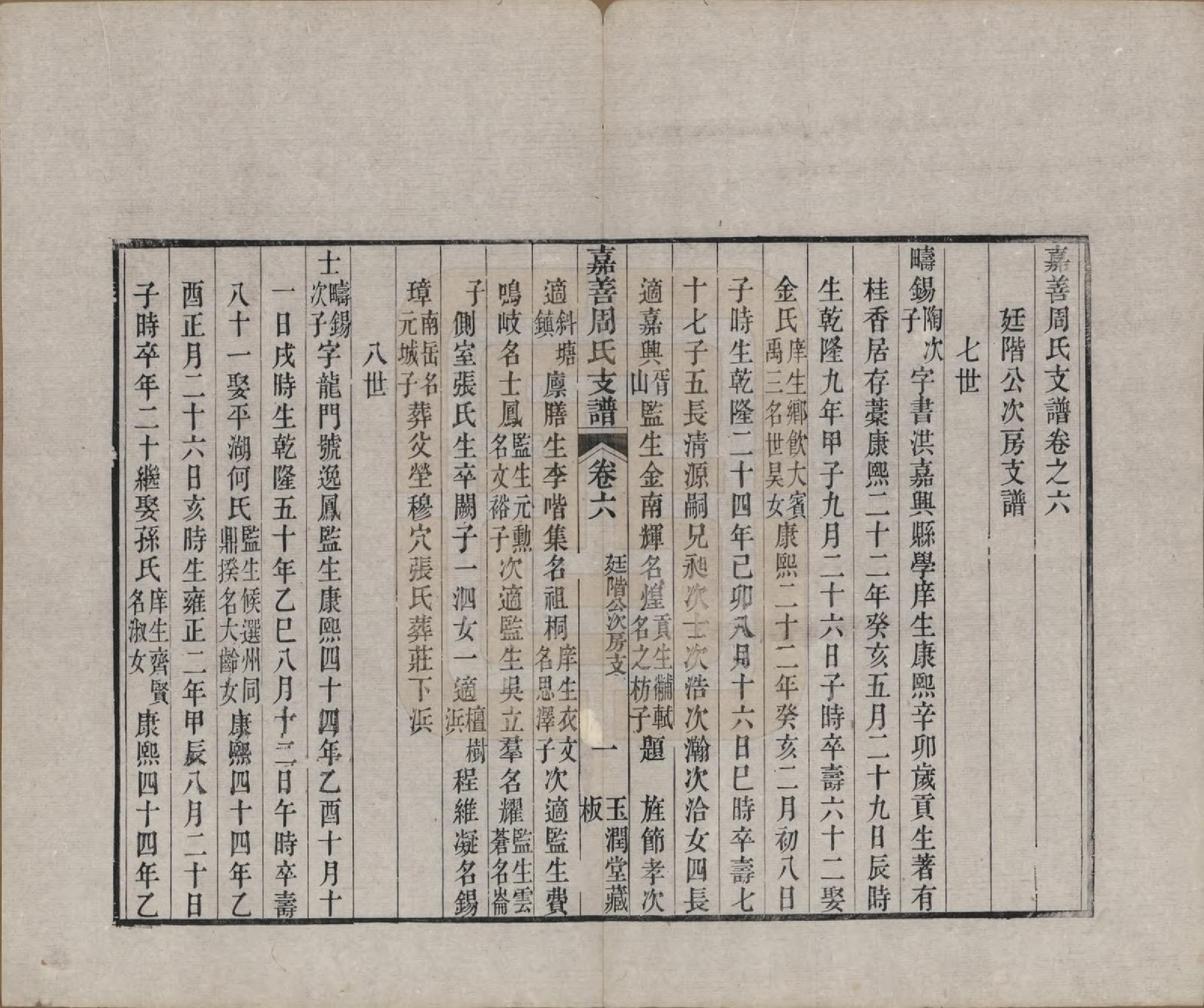 GTJP2322.周.浙江嘉善.嘉善周氏支谱十四卷首一卷.清道光十九年（1839）_006.pdf_第3页