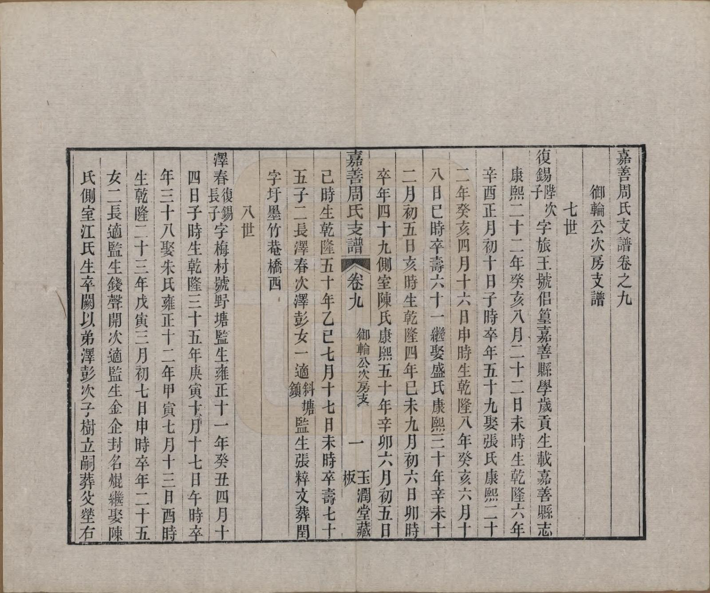 GTJP2322.周.浙江嘉善.嘉善周氏支谱十四卷首一卷.清道光十九年（1839）_009.pdf_第2页