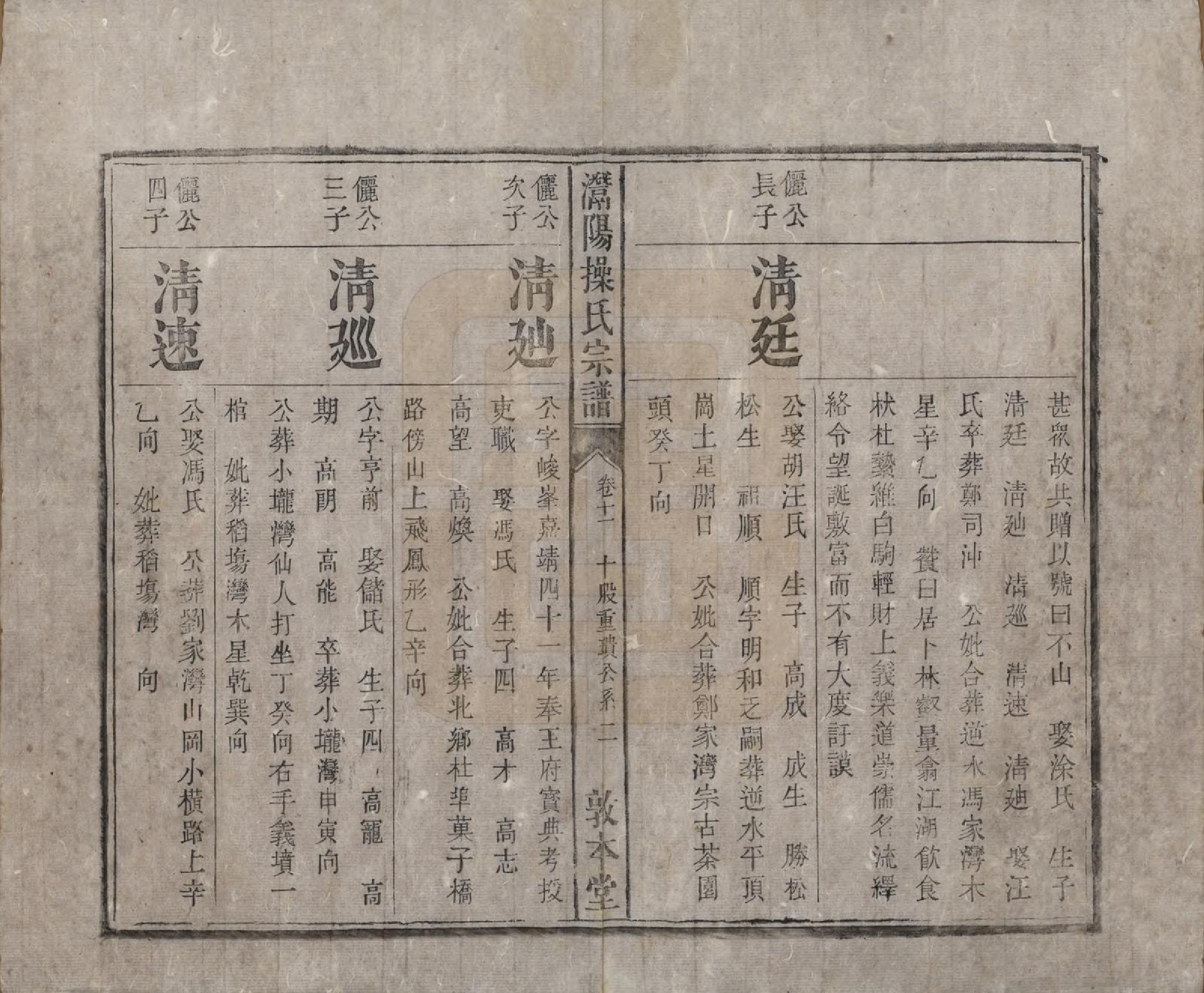 GTJP0048.操.安徽潜山.灊阳操氏五修宗谱二十五卷首未各一 卷.清光绪二十一年（1895）_011.pdf_第2页