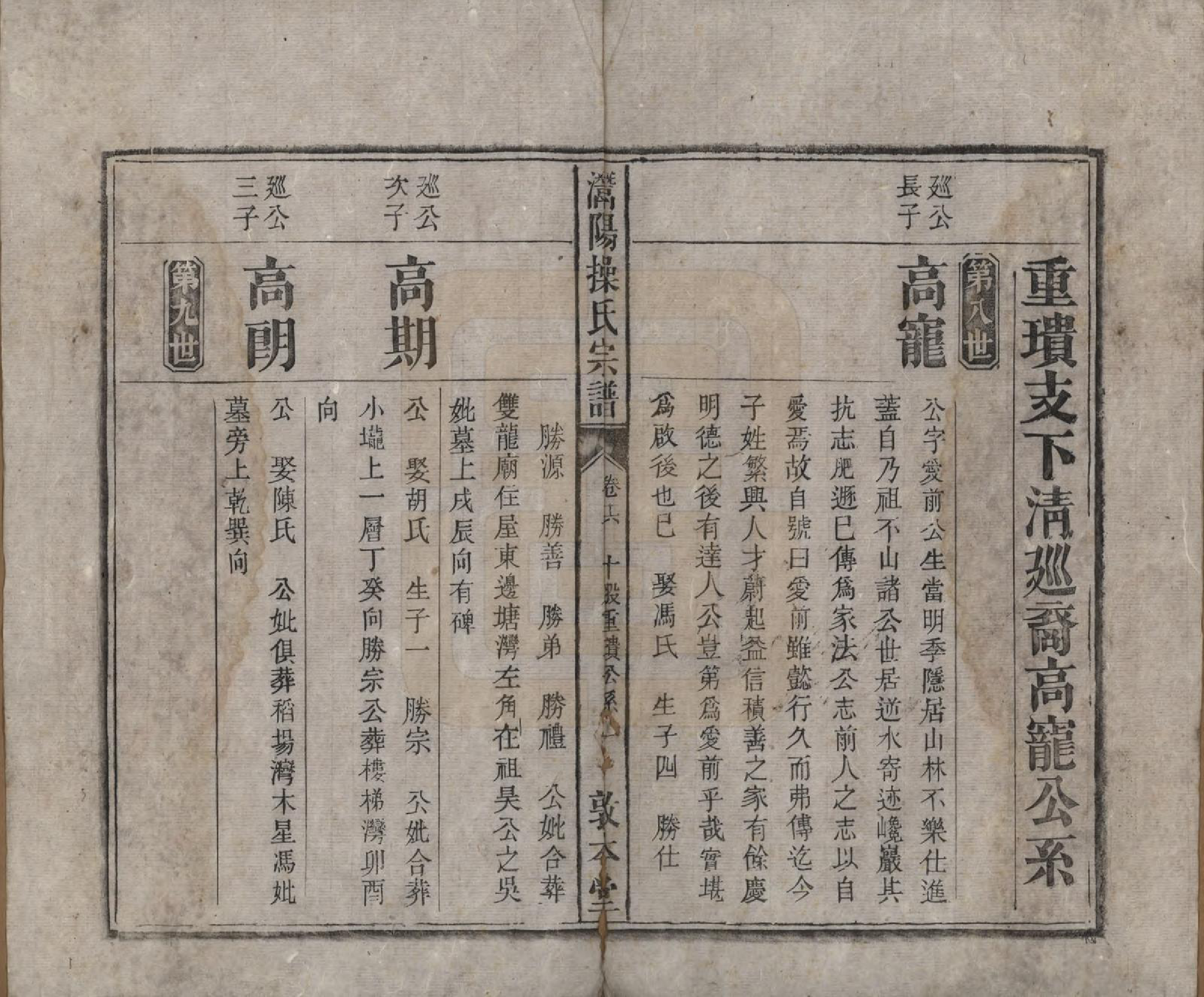 GTJP0048.操.安徽潜山.灊阳操氏五修宗谱二十五卷首未各一 卷.清光绪二十一年（1895）_016.pdf_第1页