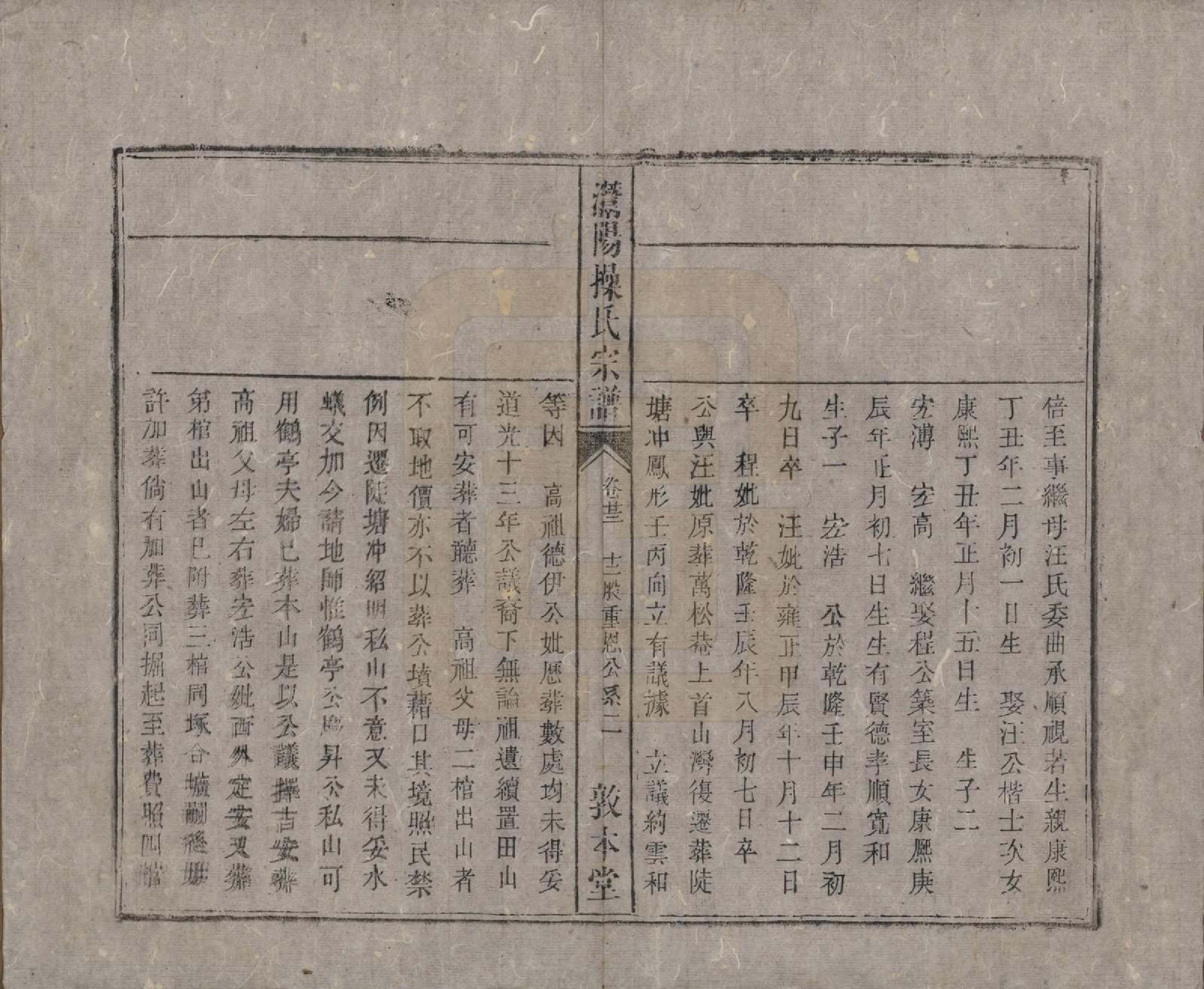 GTJP0048.操.安徽潜山.灊阳操氏五修宗谱二十五卷首未各一 卷.清光绪二十一年（1895）_023.pdf_第2页