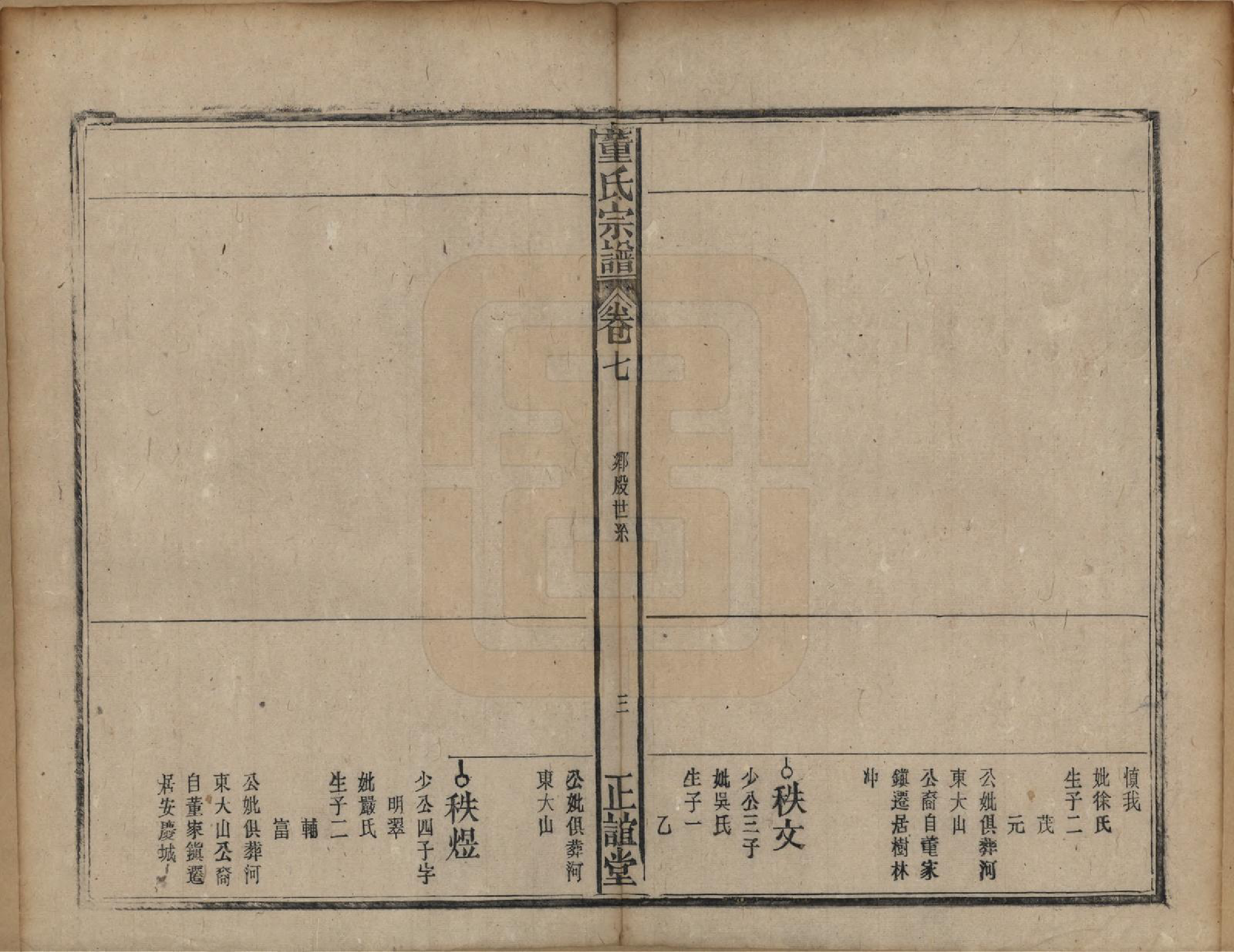 GTJP0302.董.安徽太湖.皖江大湖董氏宗谱十二卷首一卷末一卷.民国三十六年（1947）_007.pdf_第3页