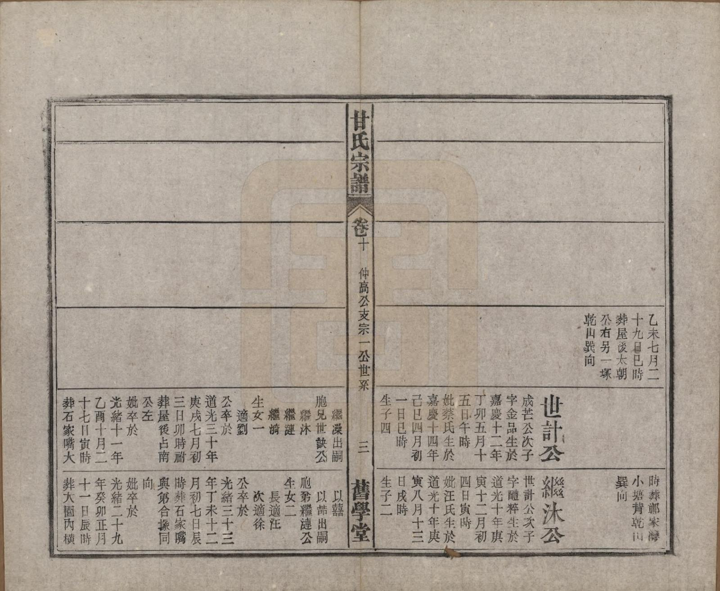 GTJP0373.甘.安徽太湖.太湖甘氏宗谱十九卷首一卷.民国十八年（1929）_010.pdf_第3页