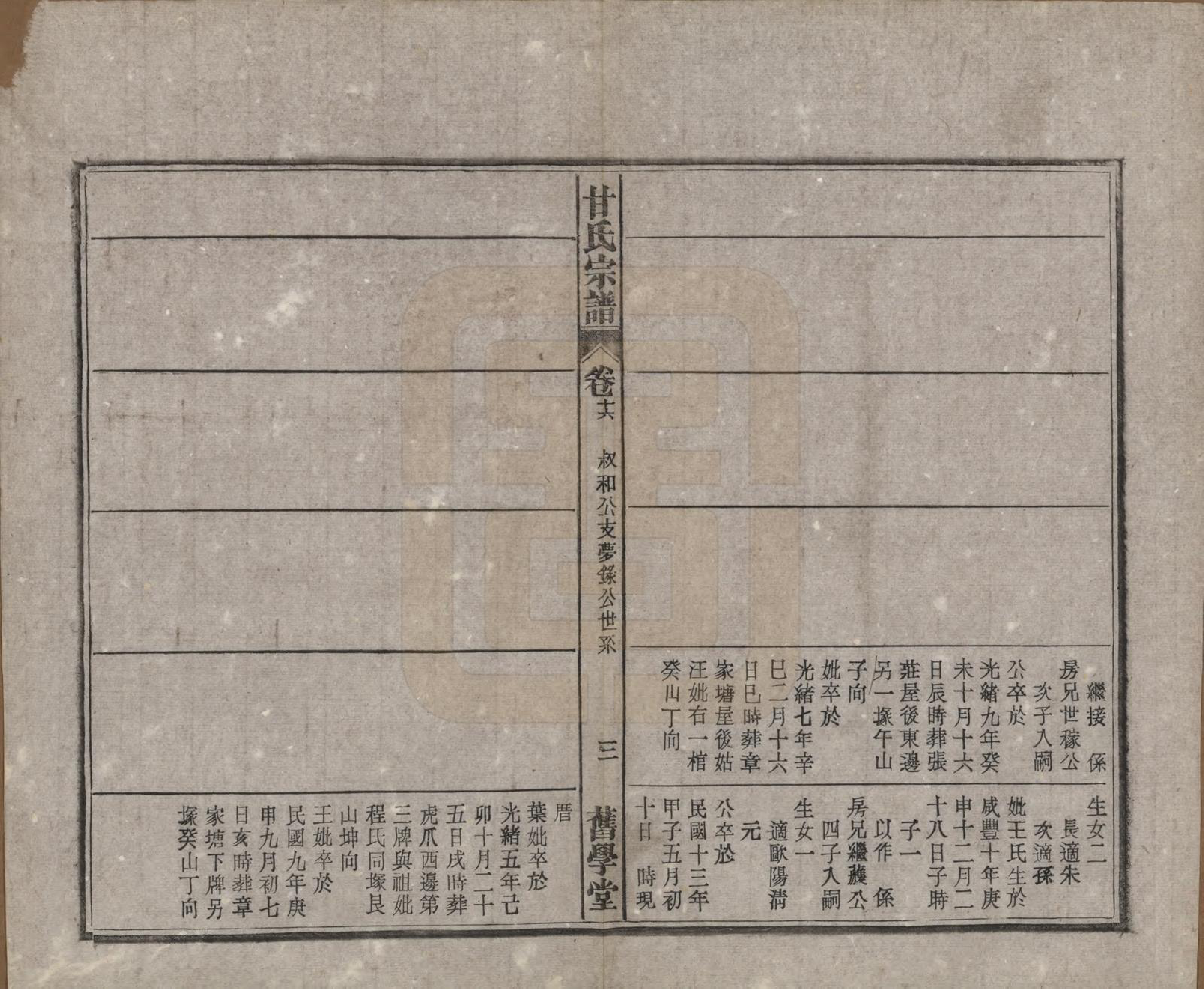 GTJP0373.甘.安徽太湖.太湖甘氏宗谱十九卷首一卷.民国十八年（1929）_016.pdf_第3页