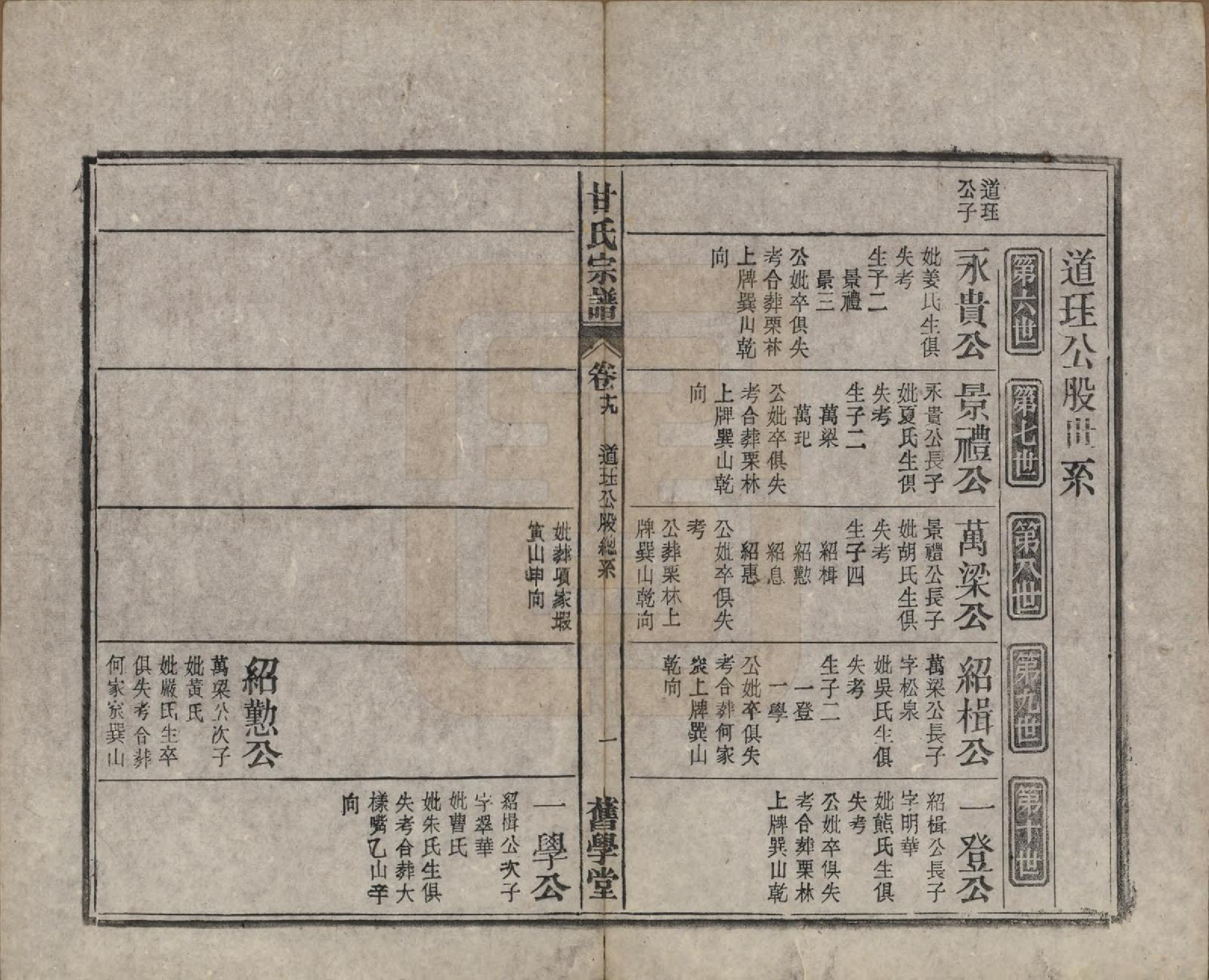GTJP0373.甘.安徽太湖.太湖甘氏宗谱十九卷首一卷.民国十八年（1929）_019.pdf_第1页