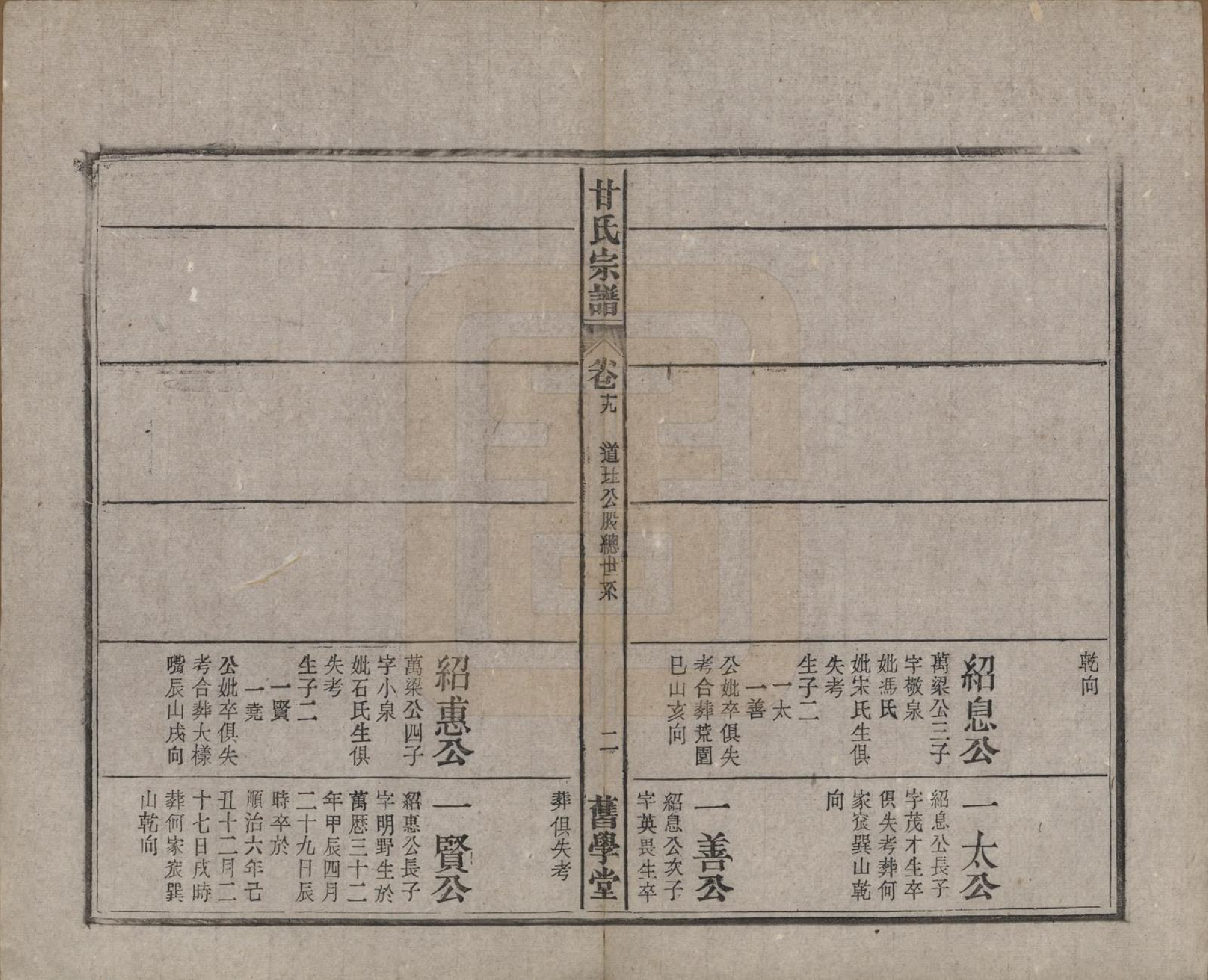 GTJP0373.甘.安徽太湖.太湖甘氏宗谱十九卷首一卷.民国十八年（1929）_019.pdf_第2页