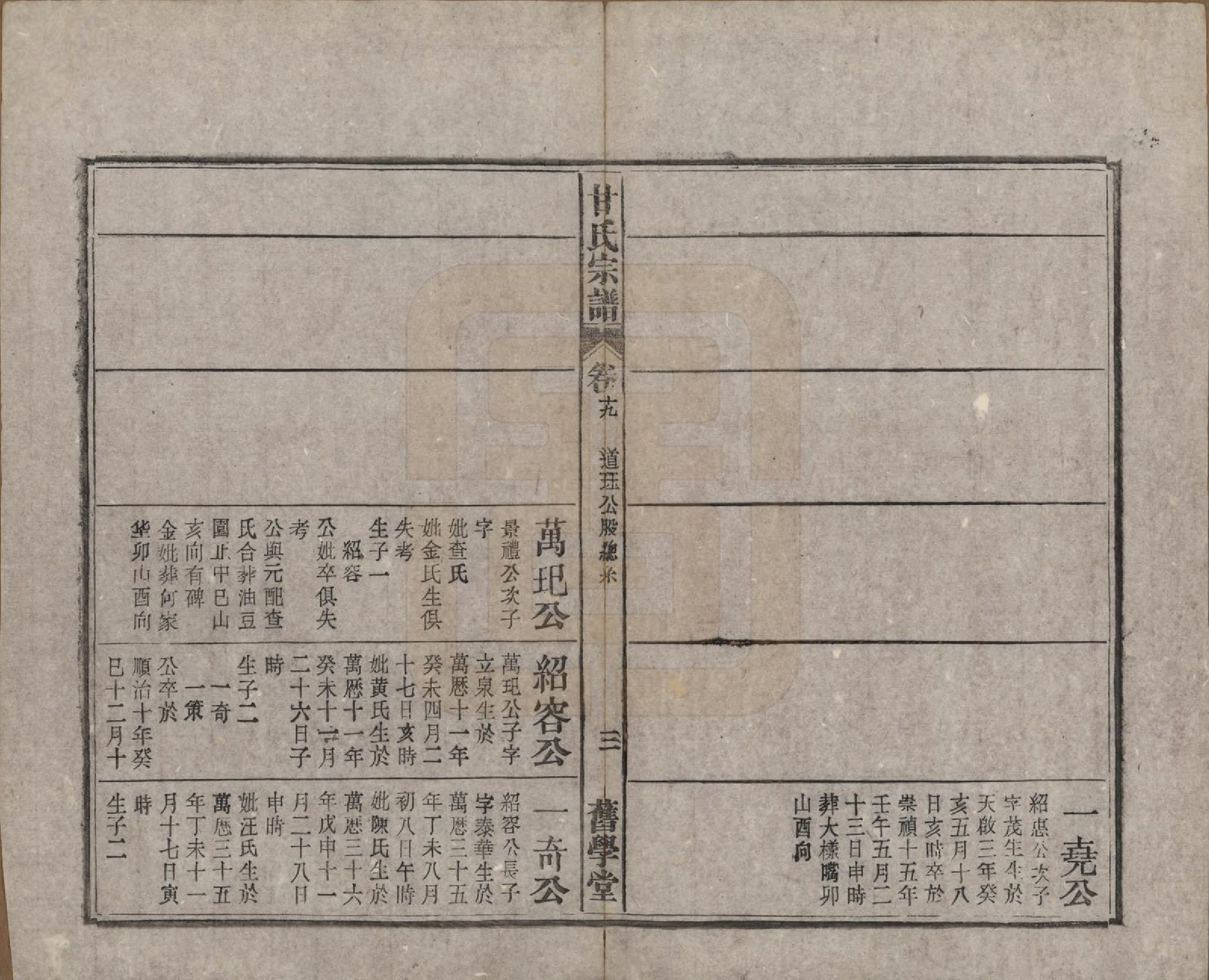GTJP0373.甘.安徽太湖.太湖甘氏宗谱十九卷首一卷.民国十八年（1929）_019.pdf_第3页
