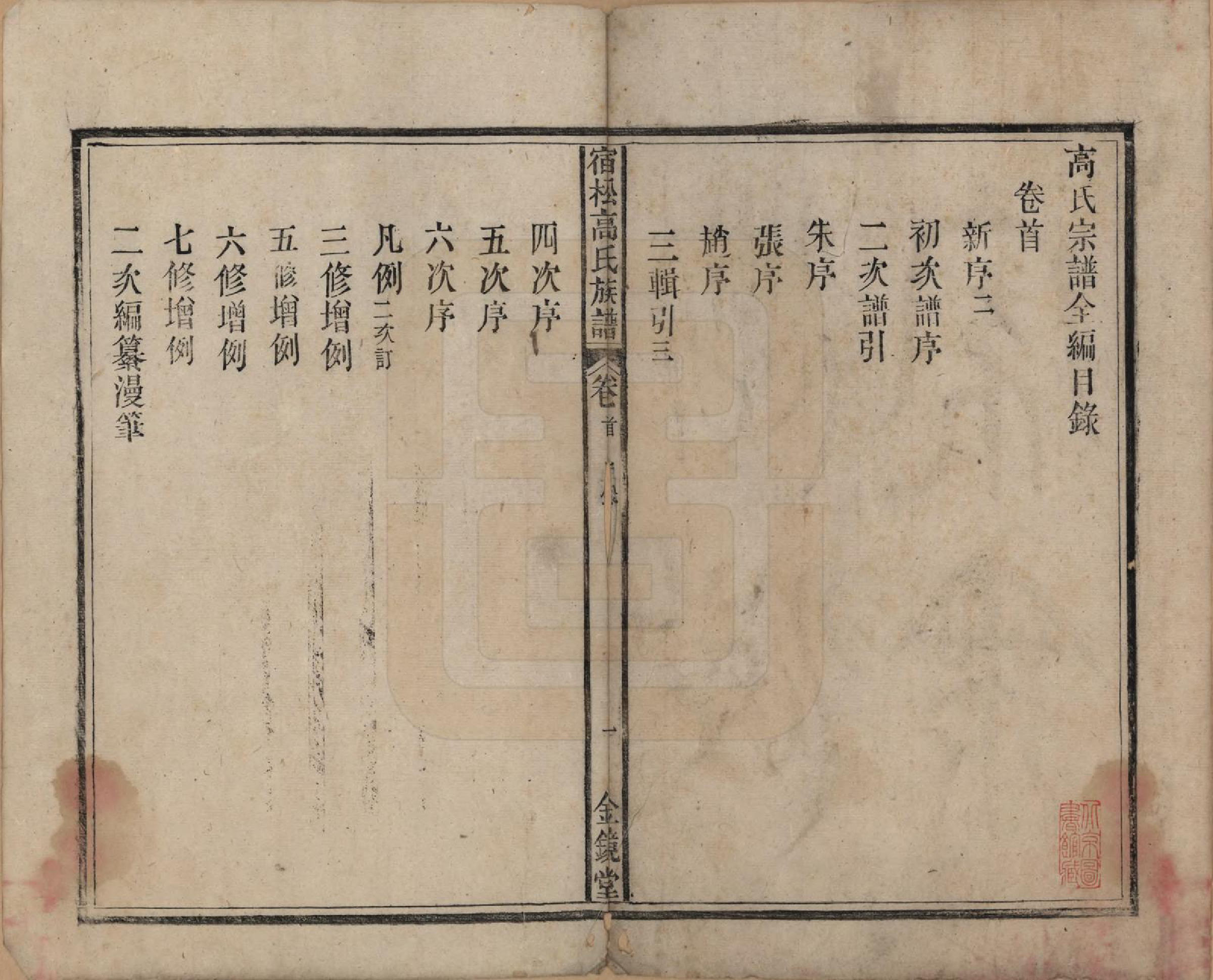 GTJP0377.高.安徽宿松.高氏修族谱二十四卷首一卷末一卷.民国三年（1914）_001.pdf_第3页
