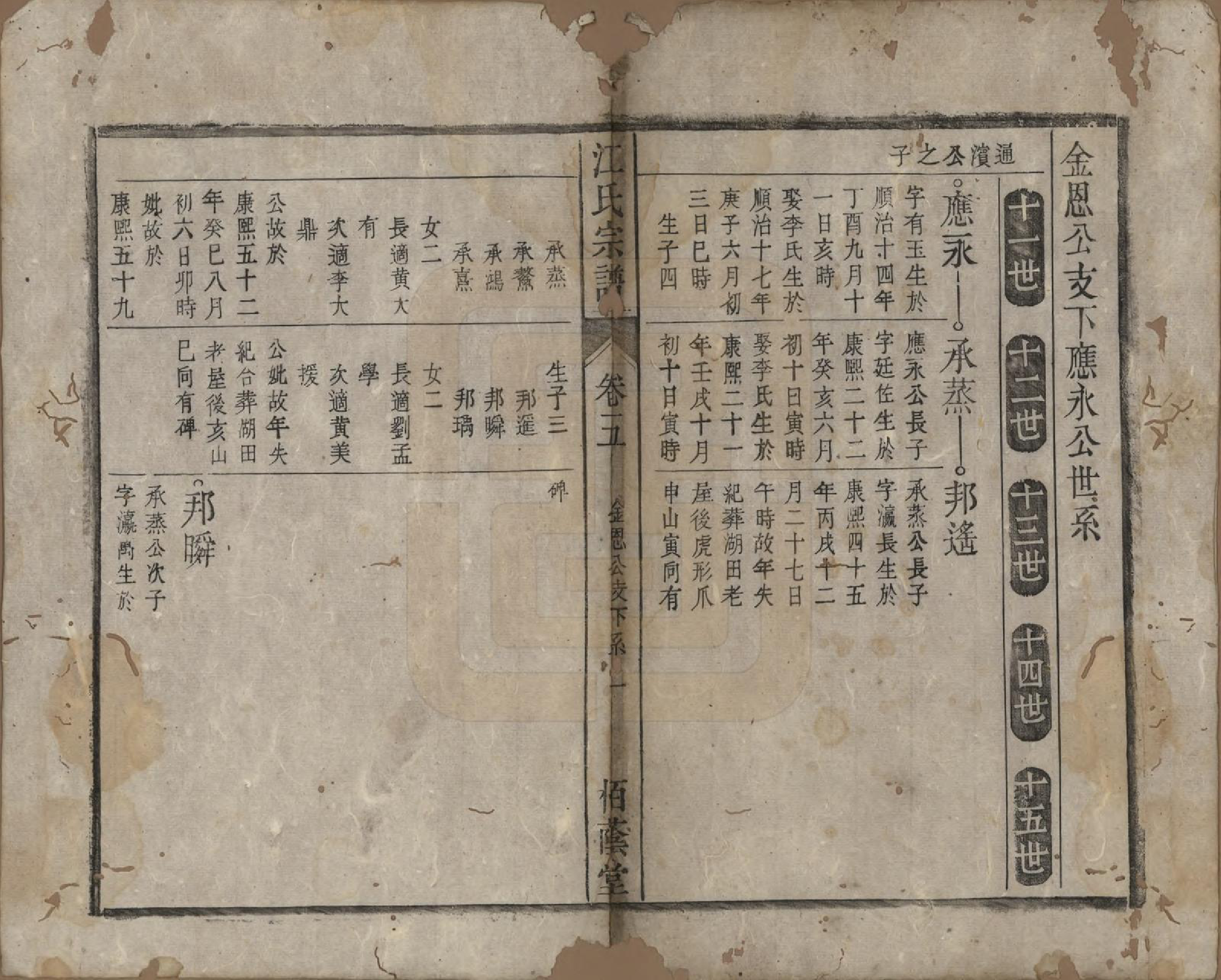 GTJP0672.江.安徽潜山.长河岭江氏宗谱十二卷首一卷末一卷.清道光二十三年（1843）_005.pdf_第1页