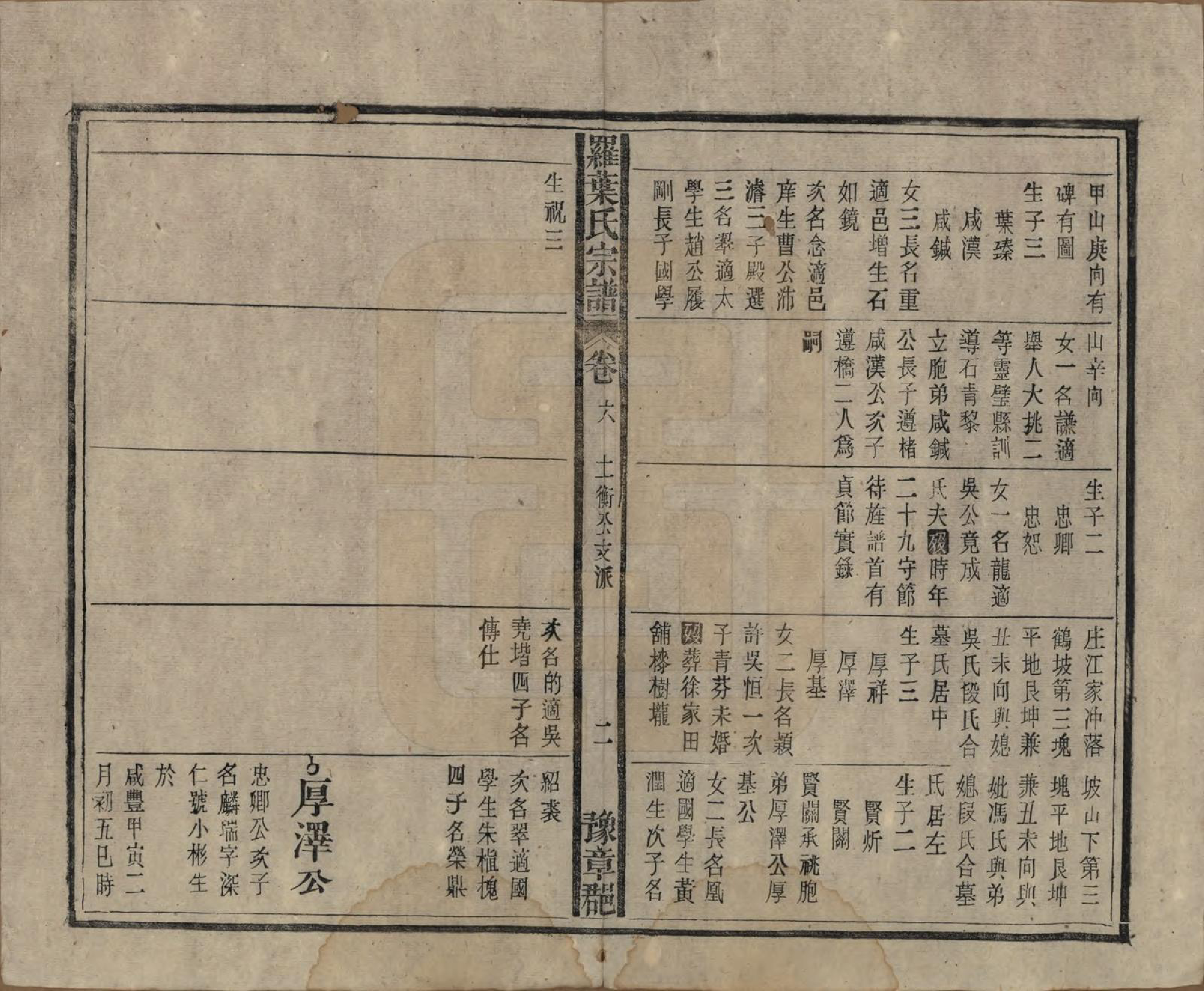 GTJP1034.罗.安徽宿松.宿松县罗叶氏宗谱.民国32年[1943]_006.pdf_第2页