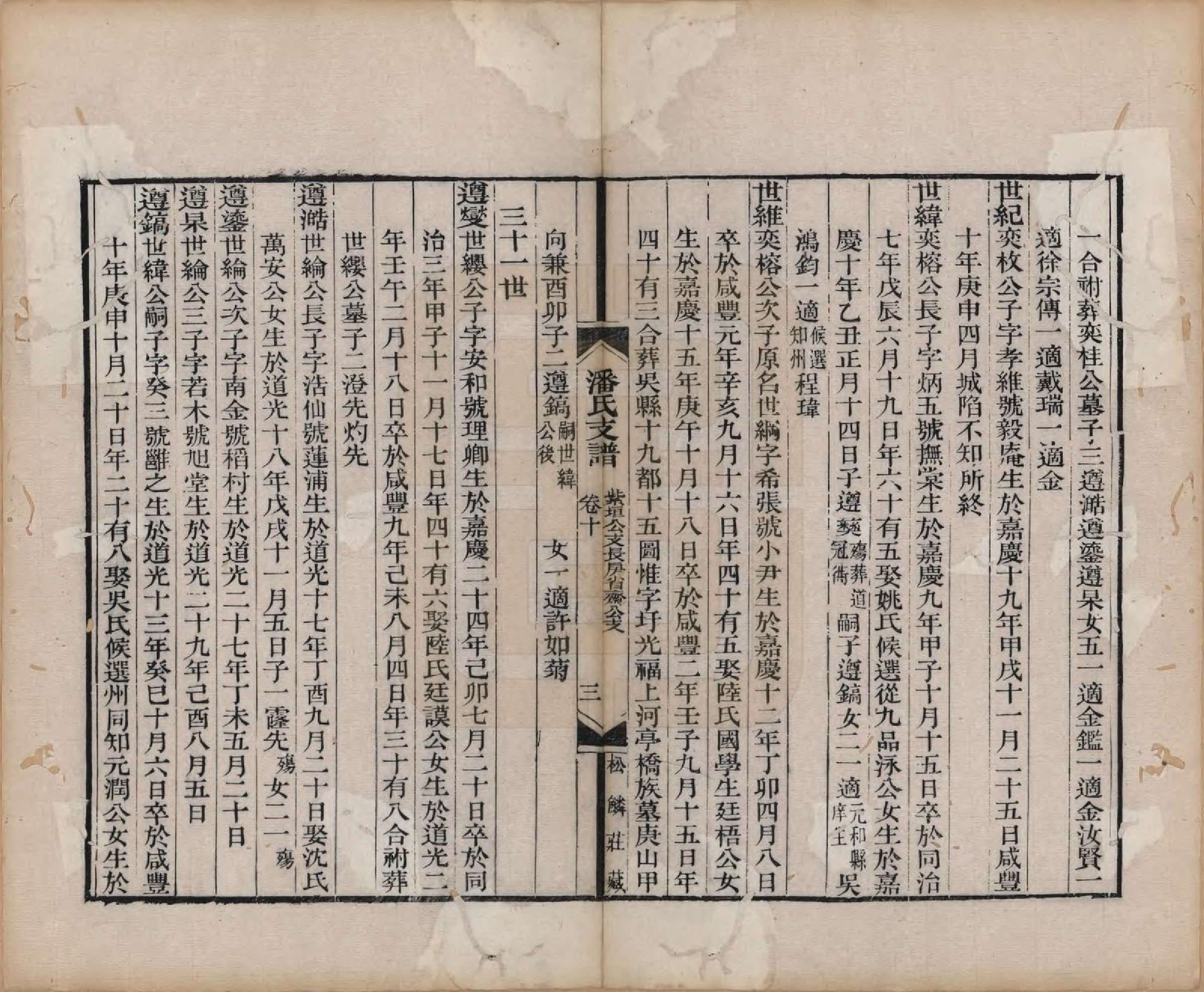 GTJP1131.潘.安徽歙县.大阜潘氏支谱二十四卷首一卷.清同治八年（1869）_010.pdf_第3页